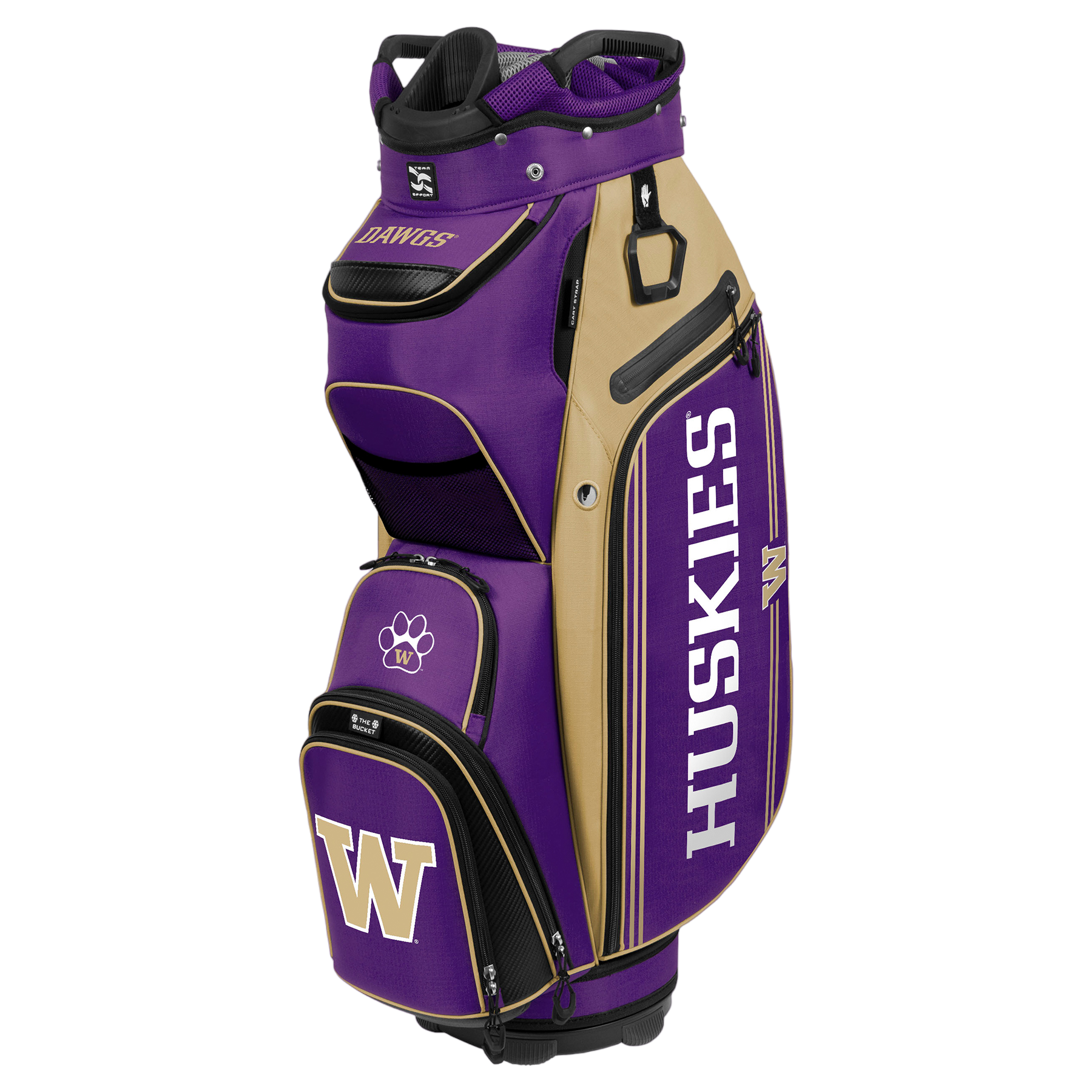 Team Effort Washington Huskies Bucket III Cart Bag