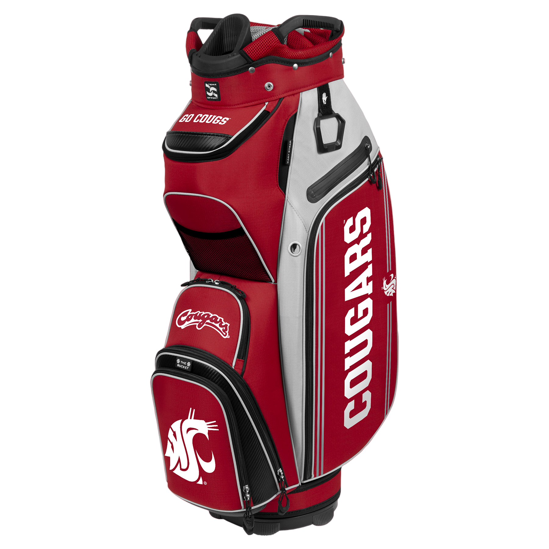 Team Effort Washington State Cougars Bucket III Cart Bag