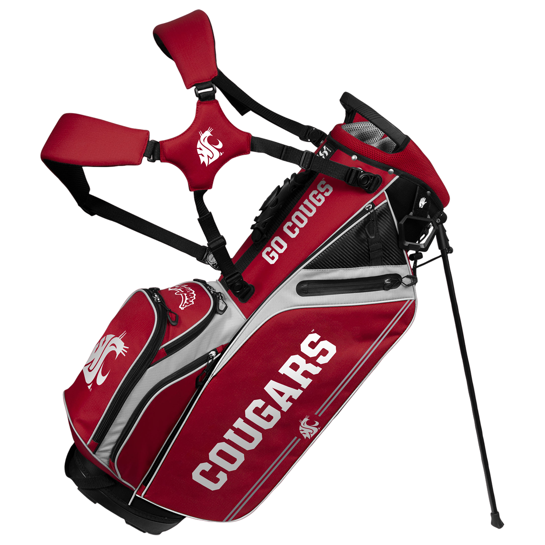 Washington State Cougars Caddie Carry Hybrid Bag