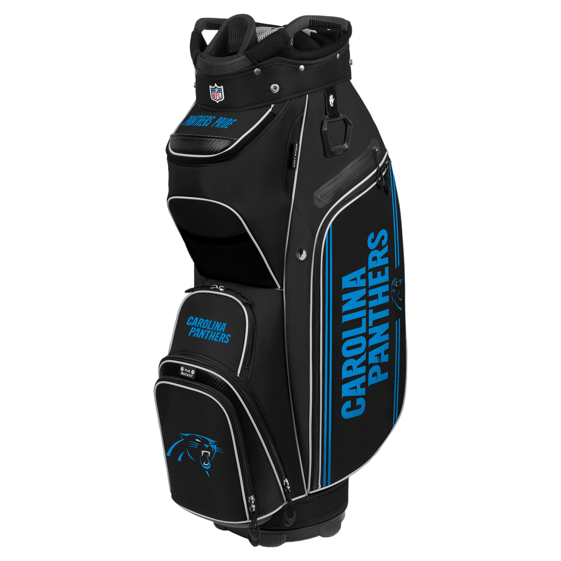 Team Effort Carolina Panthers Bucket III Cooler Cart Bag