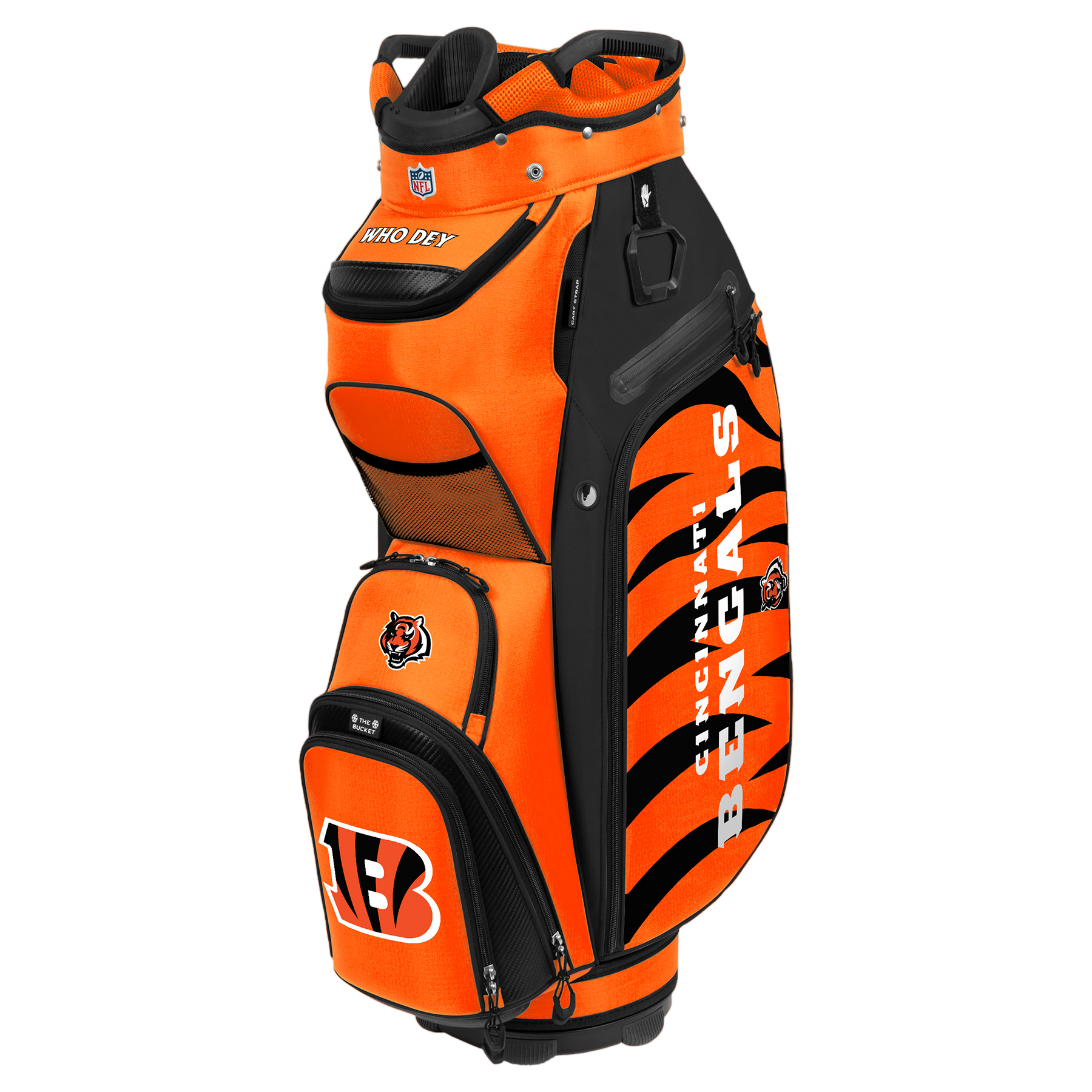 Team Effort Cincinnati Bengals Bucket III Cooler Cart Bag | PGA
