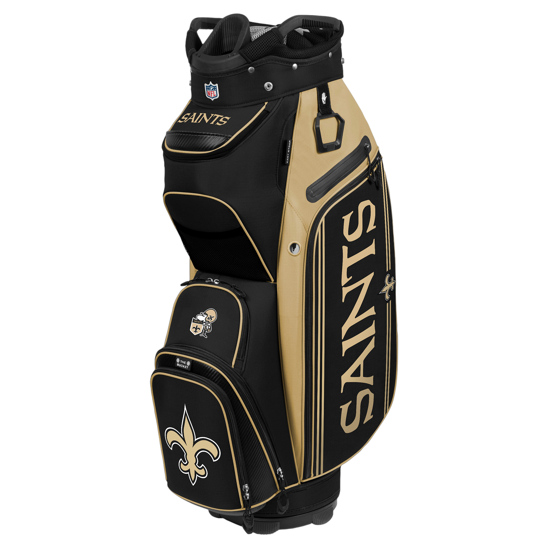 Team Effort New Orleans Saints Bucket III Cooler Cart Bag