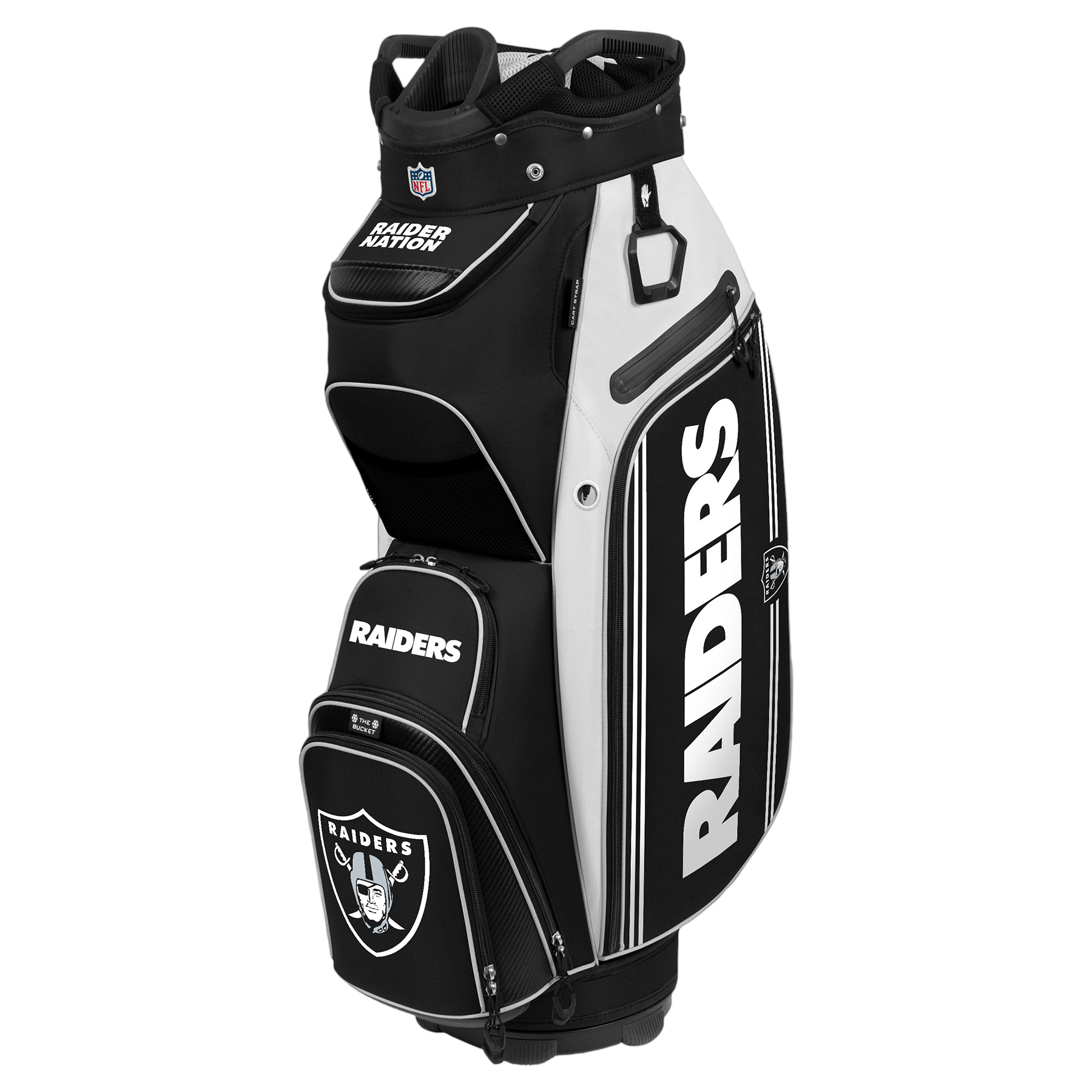 Las Vegas Raiders Bucket III Cooler Cart Bag