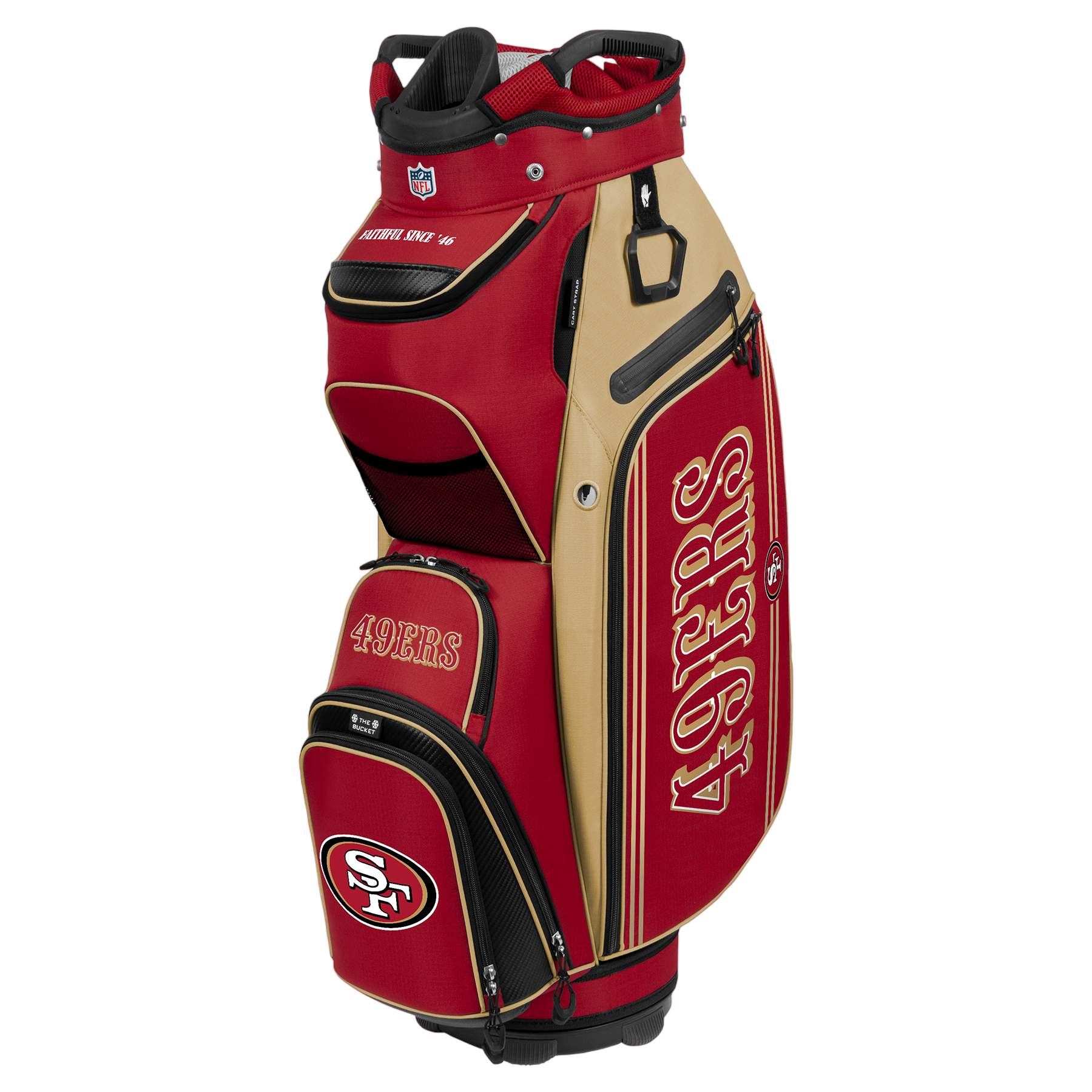 Team Effort San Francisco 49ers Bucket III Cooler Cart Bag