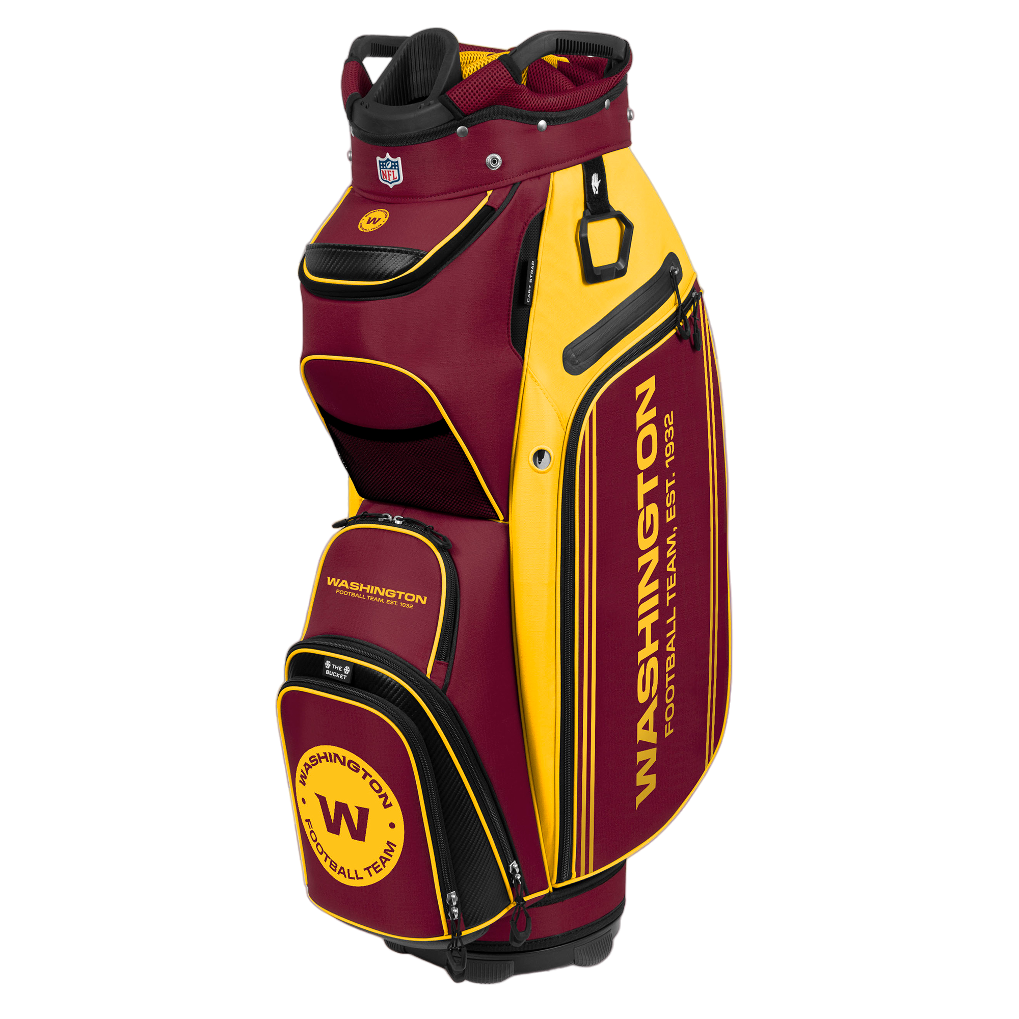 Team Effort Washington Football Team Bucket III Cart Bag