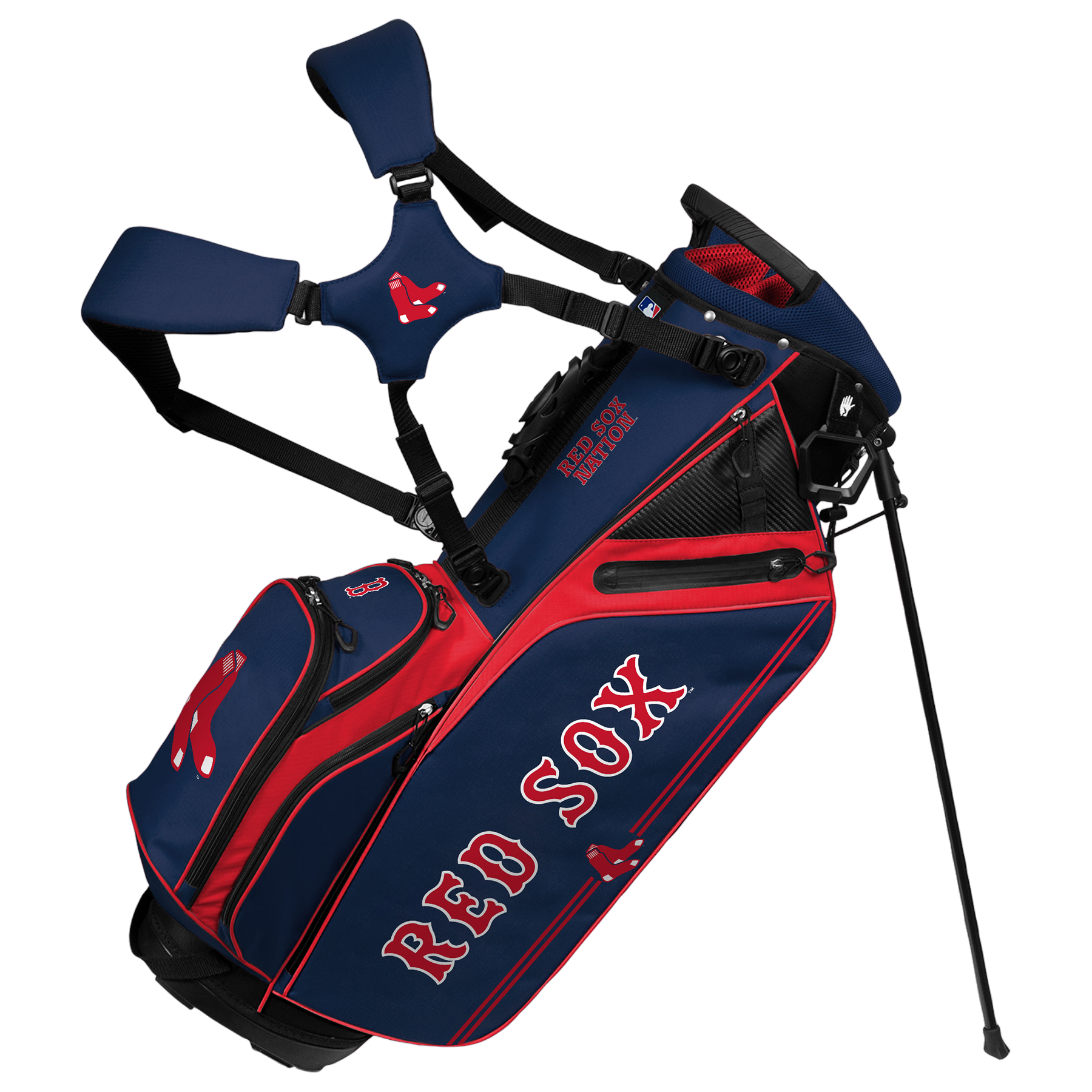 Boston Red Sox Caddie Golf Carry Hybrid Bag