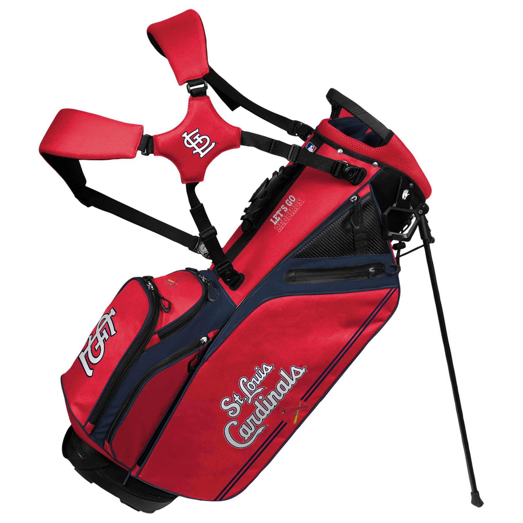 St Louis Cardinals Caddie Carry Hybrid Bag
