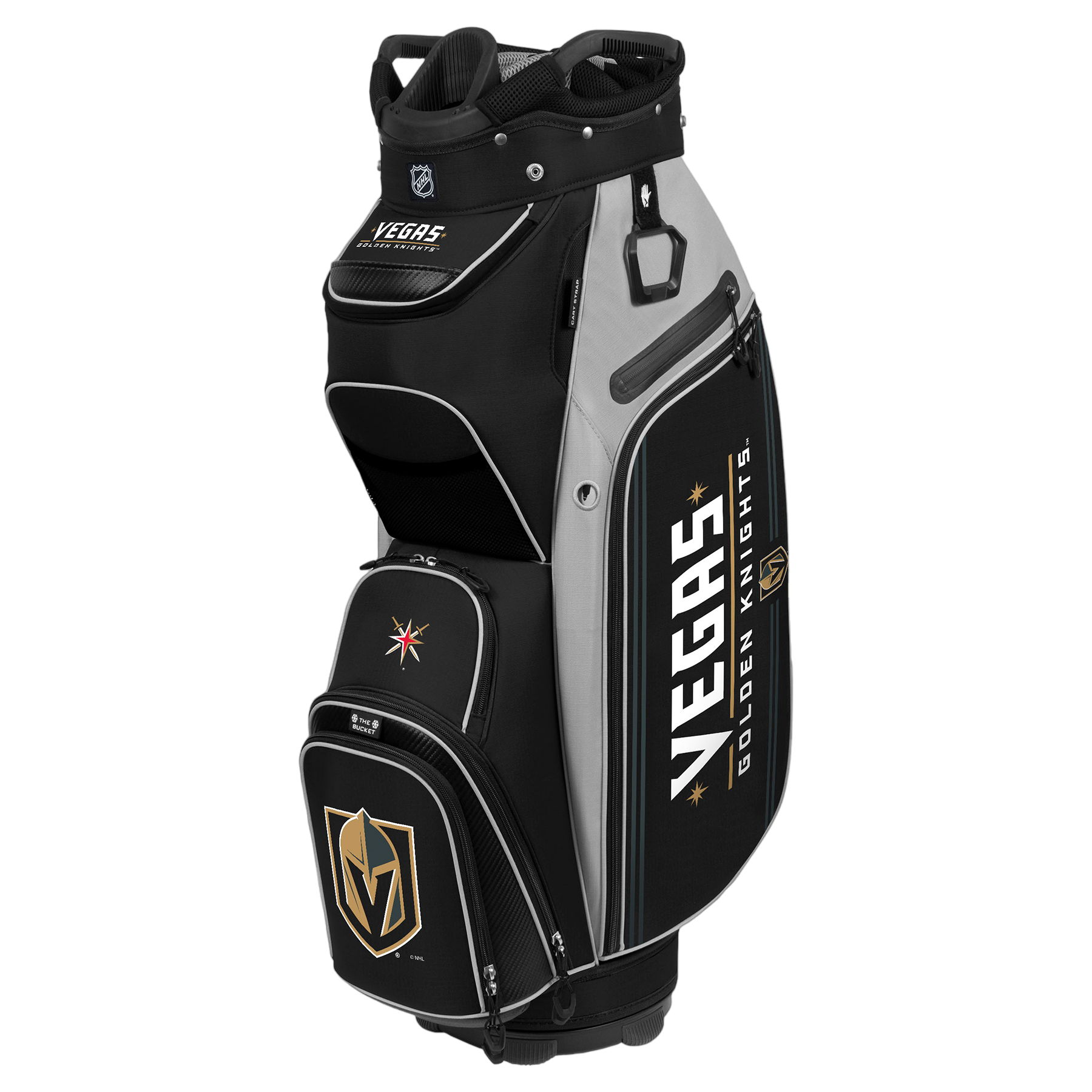 Team Effort Vegas Golden Knights Bucket III Cooler Cart Bag