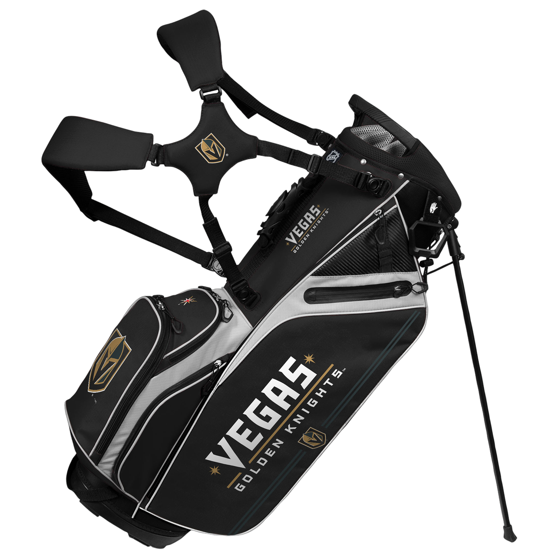 Vegas Golden Knights Caddie Carry Hybrid Bag