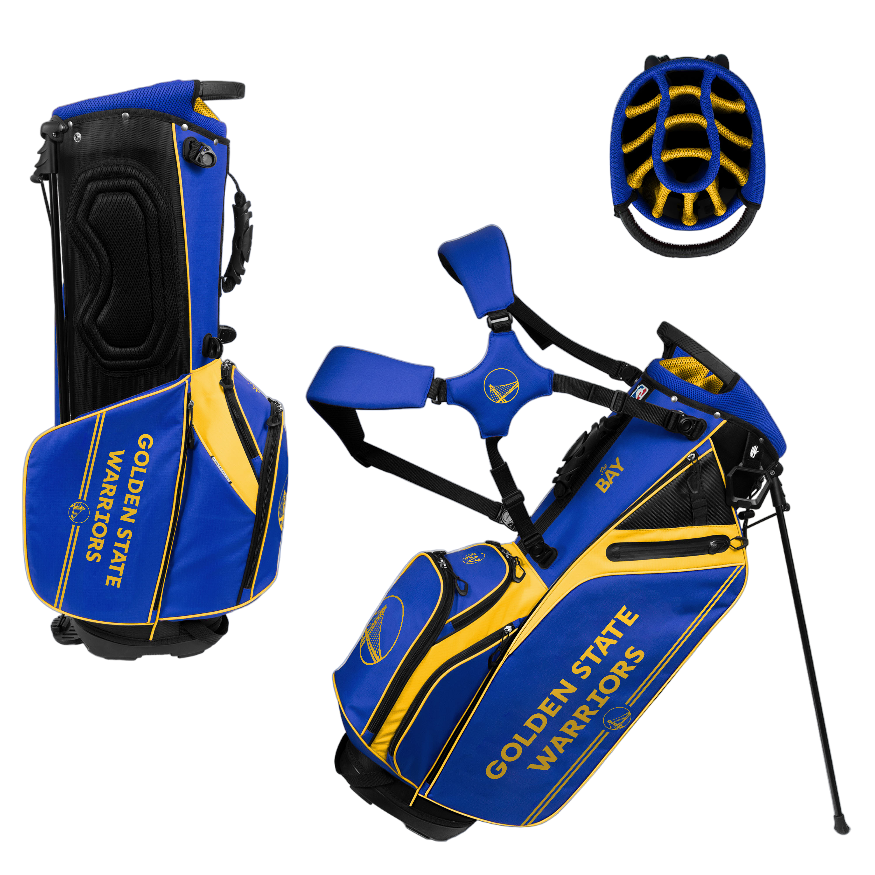Golden State Warriors Caddie Golf Carry Hybrid Bag