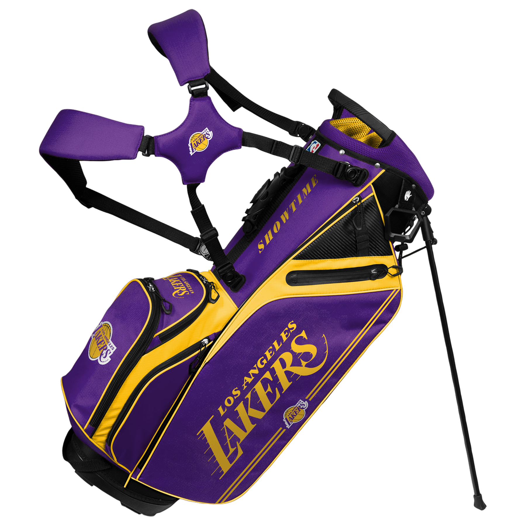 Los Angeles Lakers Caddie Golf Carry Hybrid Bag