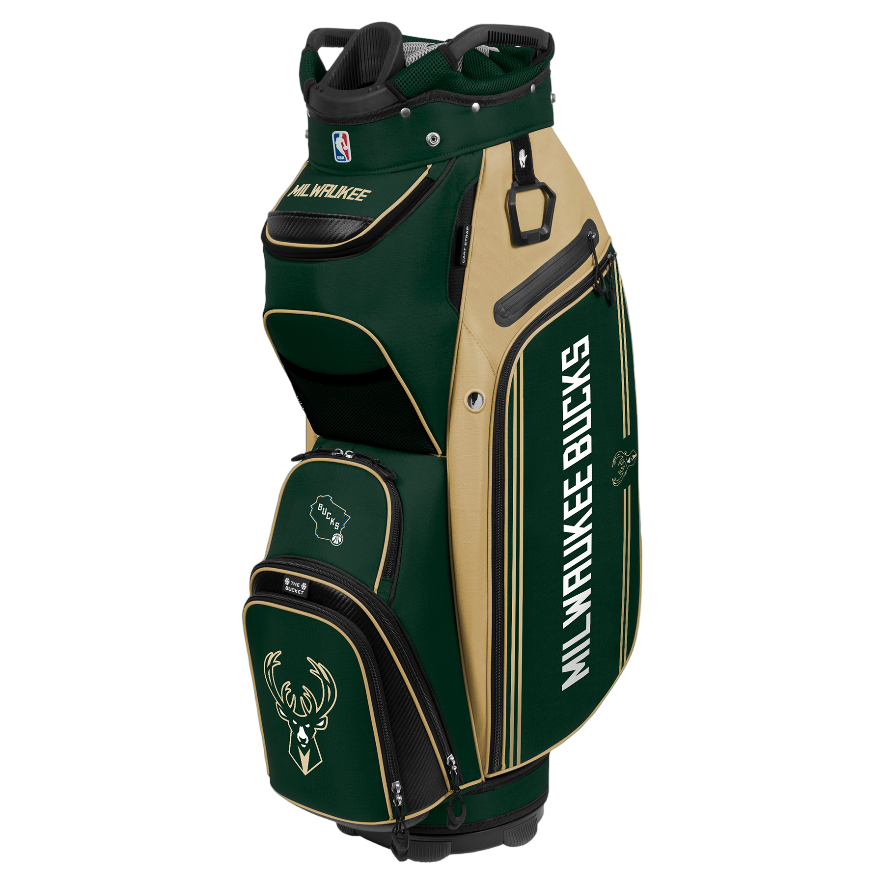 Team Effort Milwaukee Bucks Bucket Cart Bag