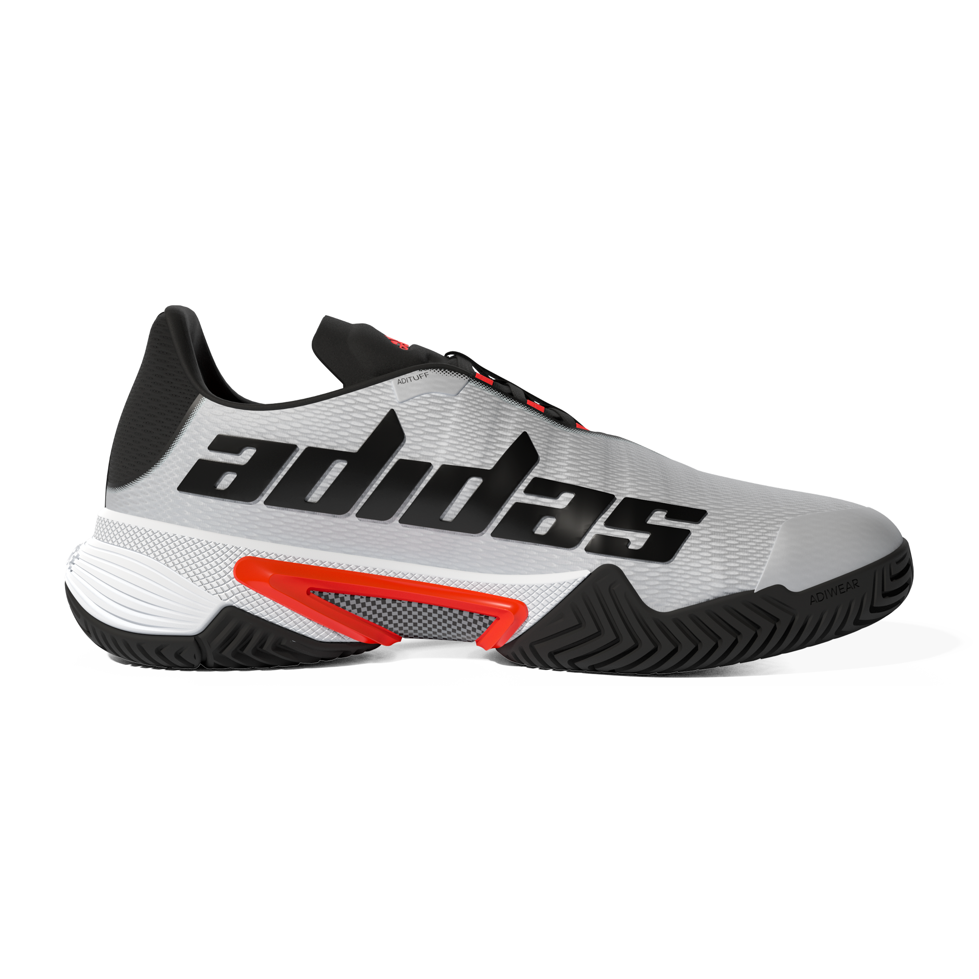 Barricade '22 Men's Tennis Shoe - White/Red