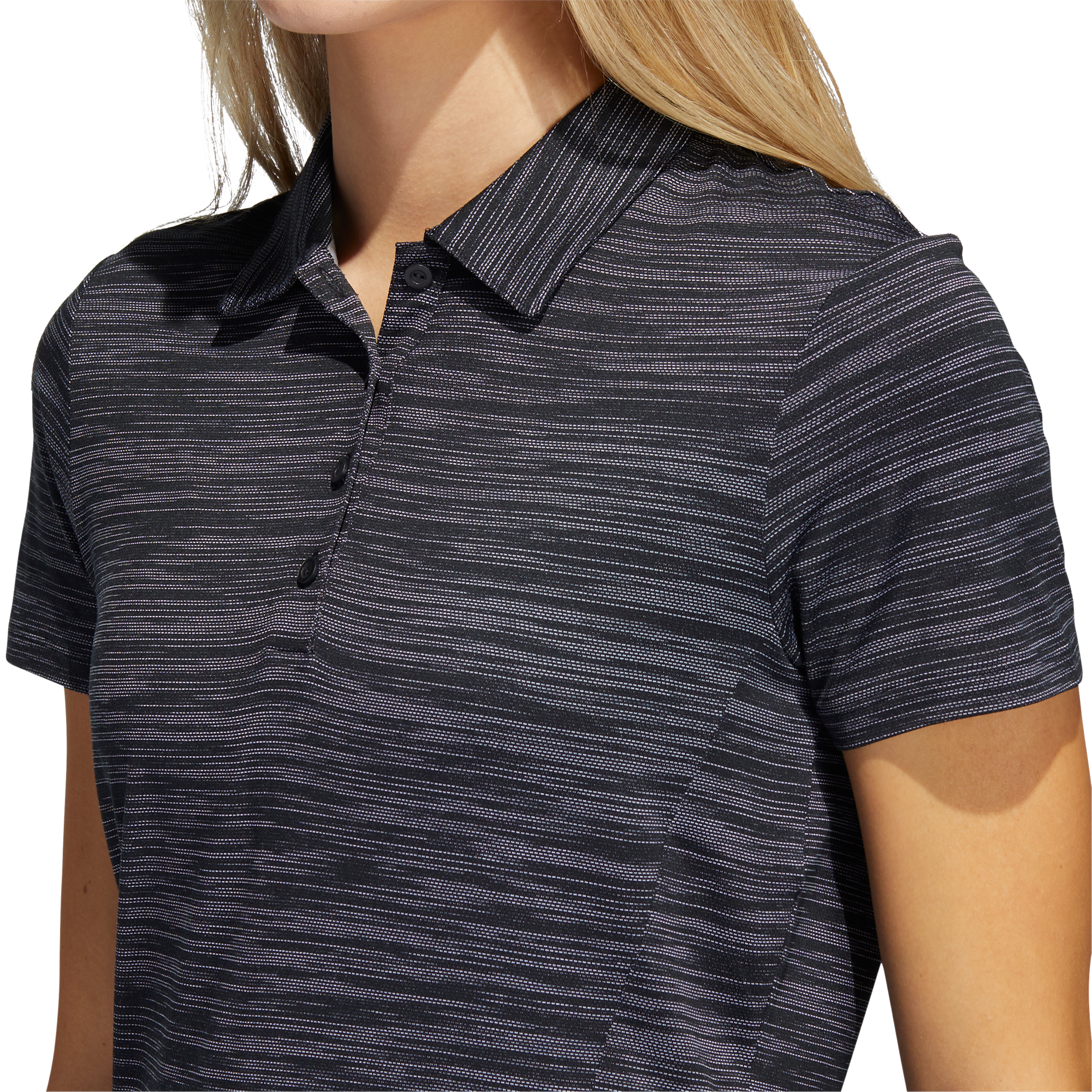 Space Dye Women's Short Sleeve Golf Polo Shirt
