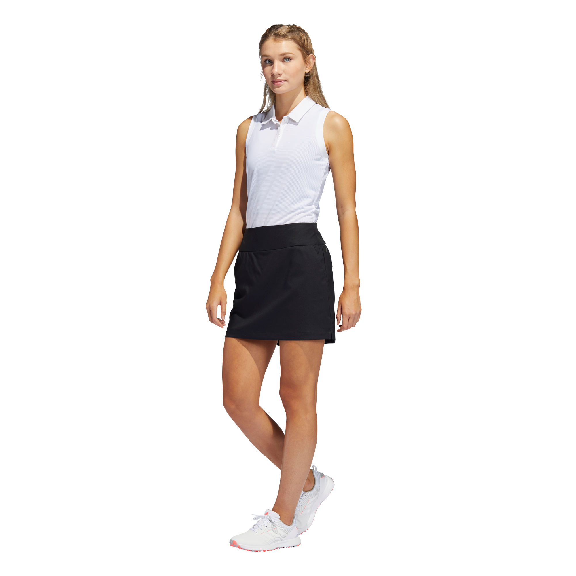 adidas Ultimate365 Solid 16" Skort, Black, XL