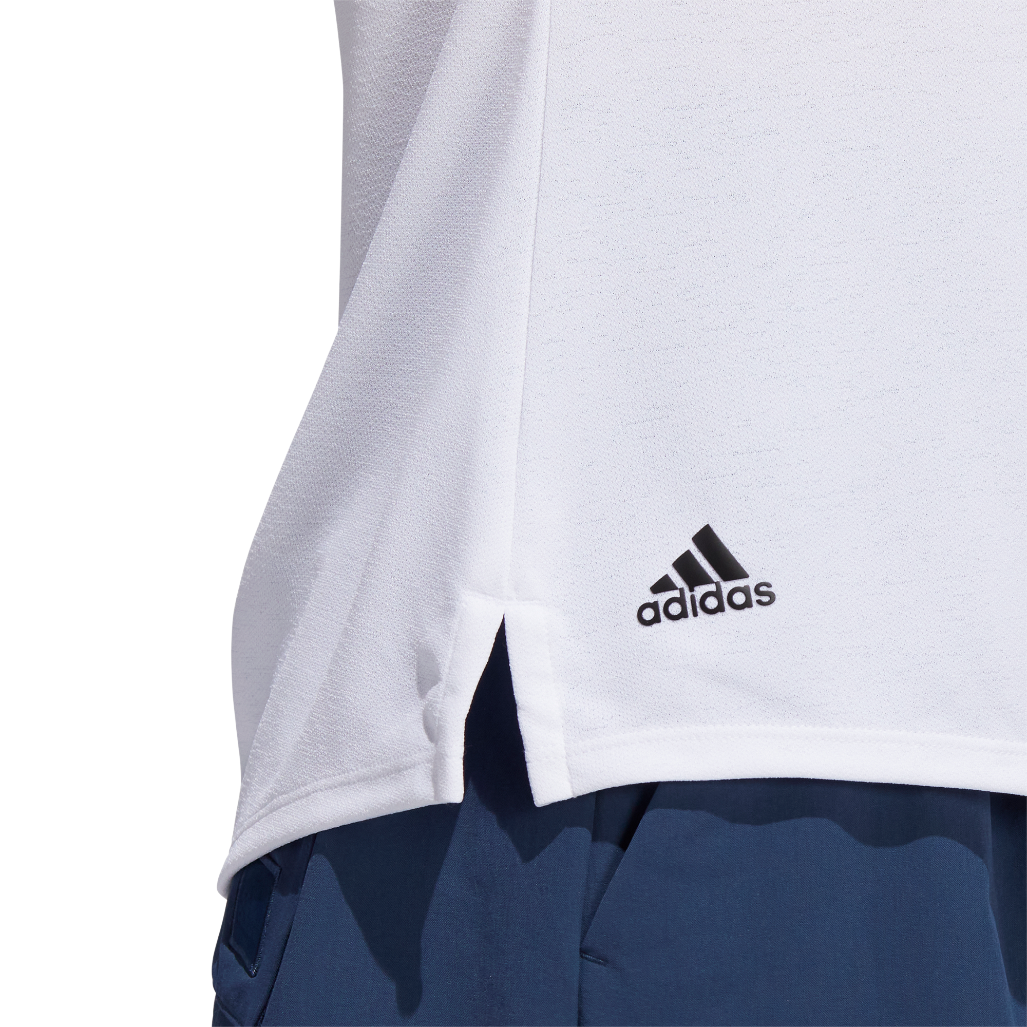 Essentials Short Sleeve Collarless Polo Shirt