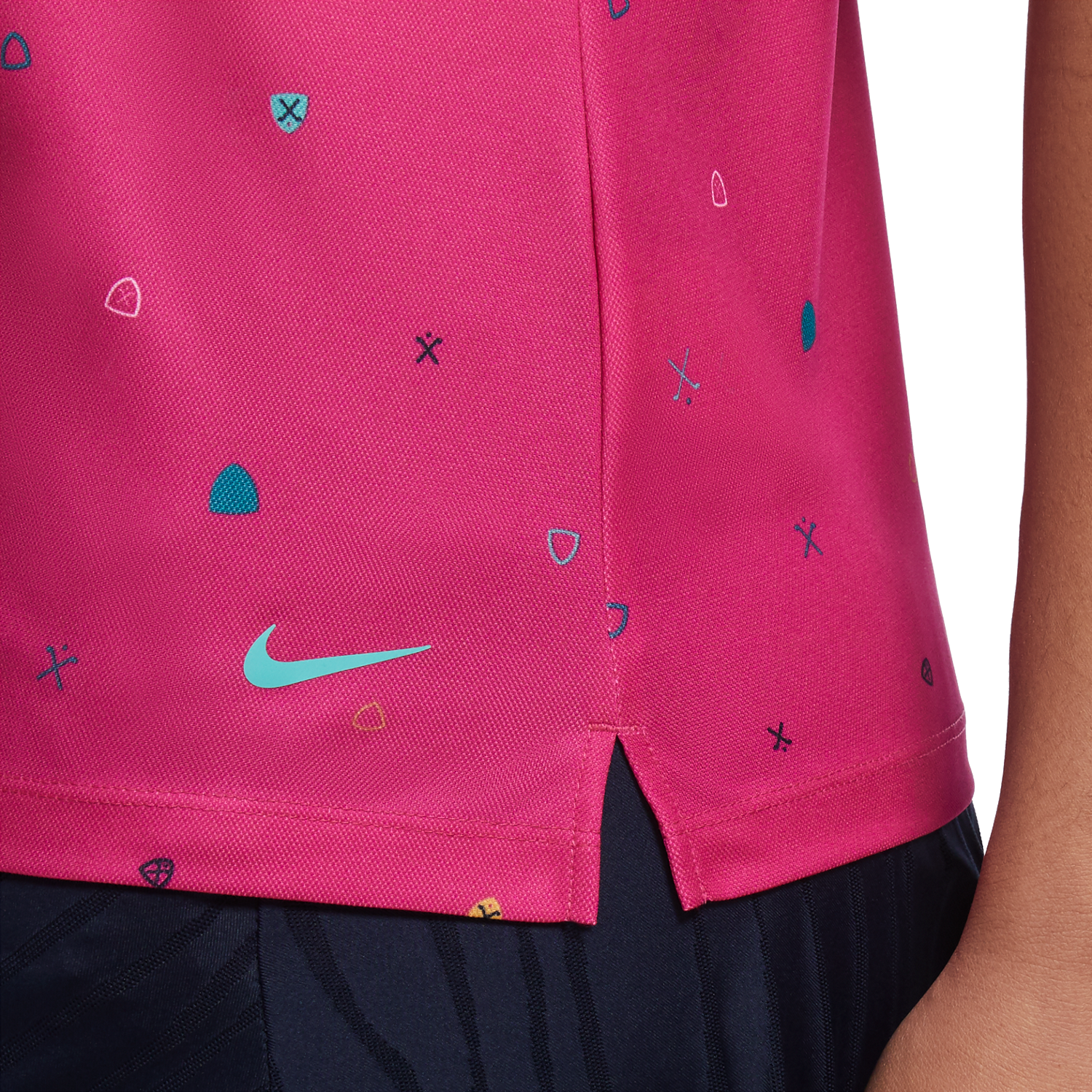 Dri-FIT Victory Master Print Women's Sleeveless Golf Polo Shirt