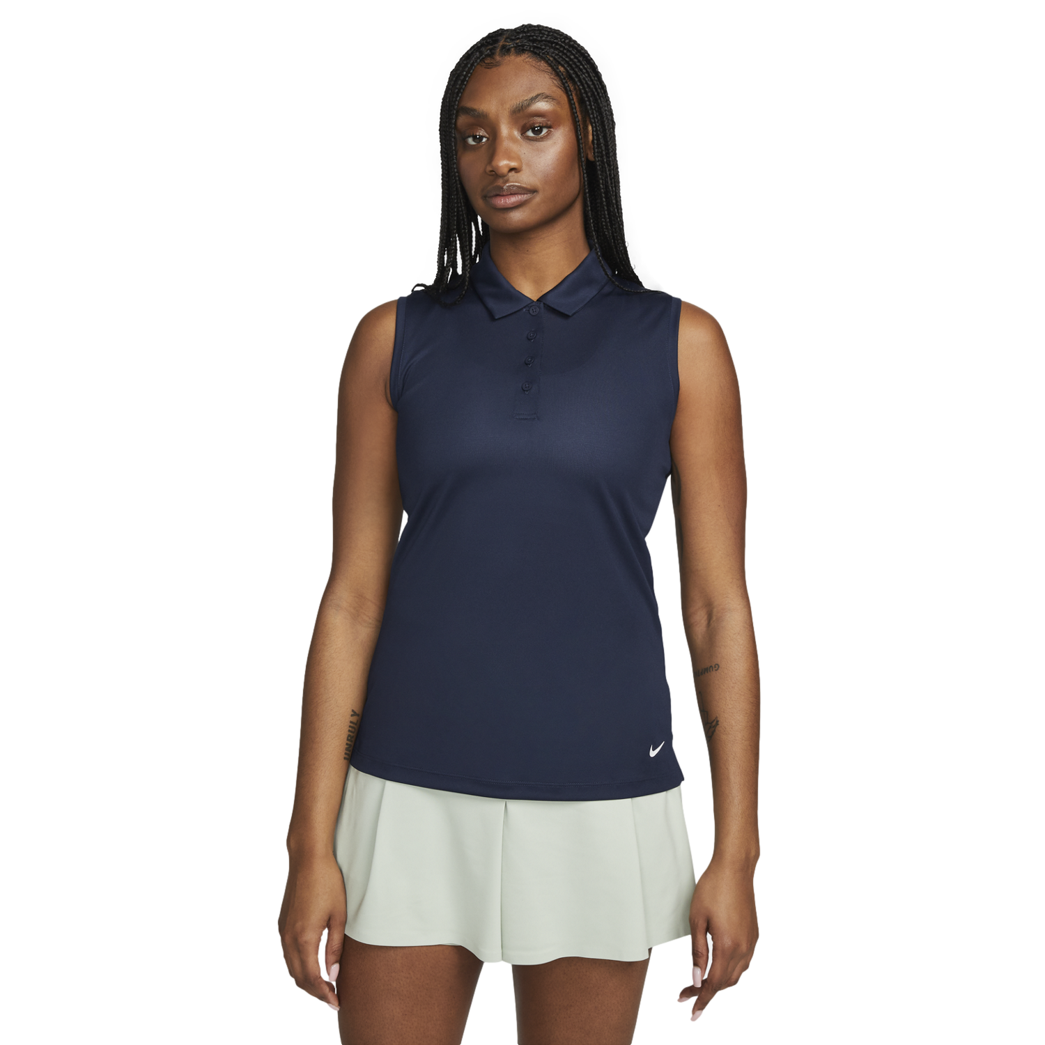 Nike Women s Dri FIT Victory Sleeveless Golf Polo