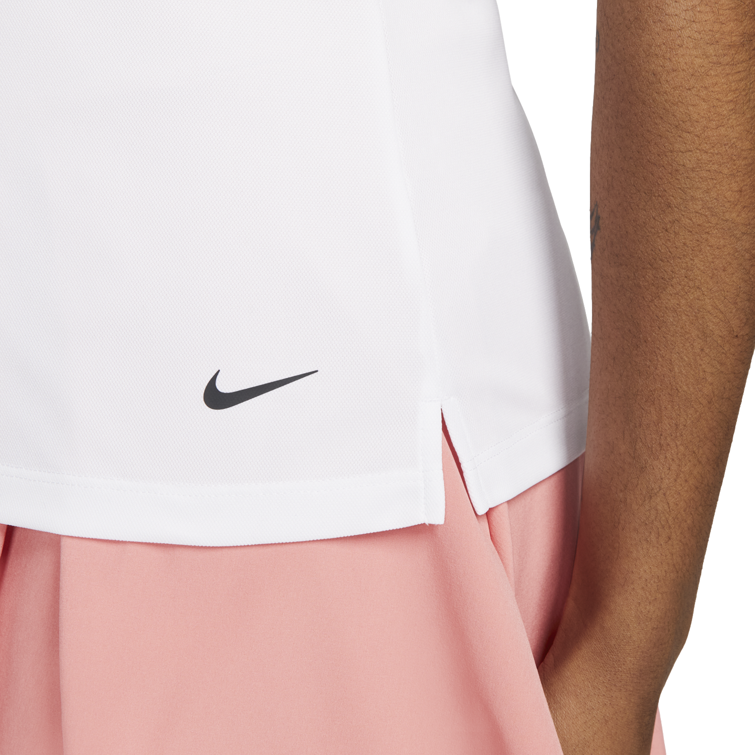 Solid Women's Sleeveless Golf Polo Shirt