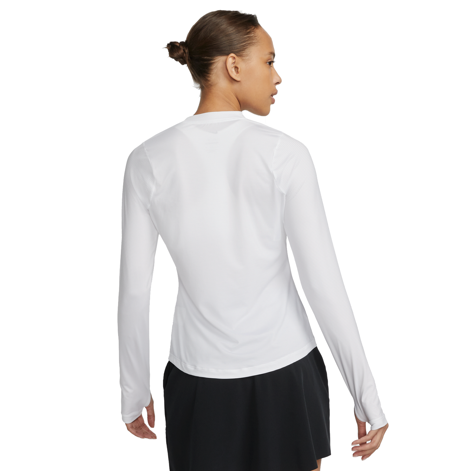 Dri-FIT UV Victory Shadow Stripe Women's Long Sleeve Golf Shirt