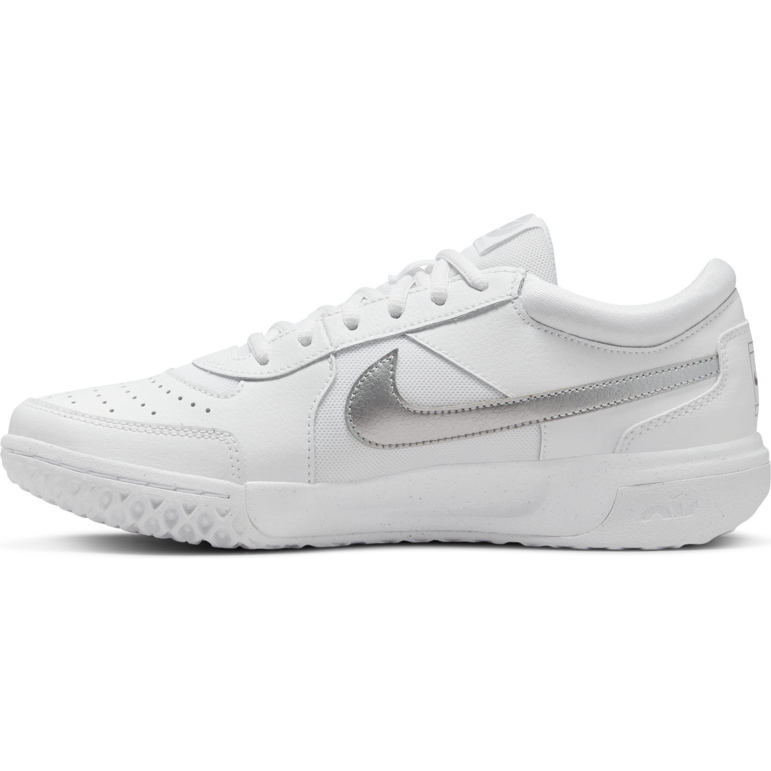 NikeCourt Zoom Lite 3 Women's Tennis Shoes - White/Silver