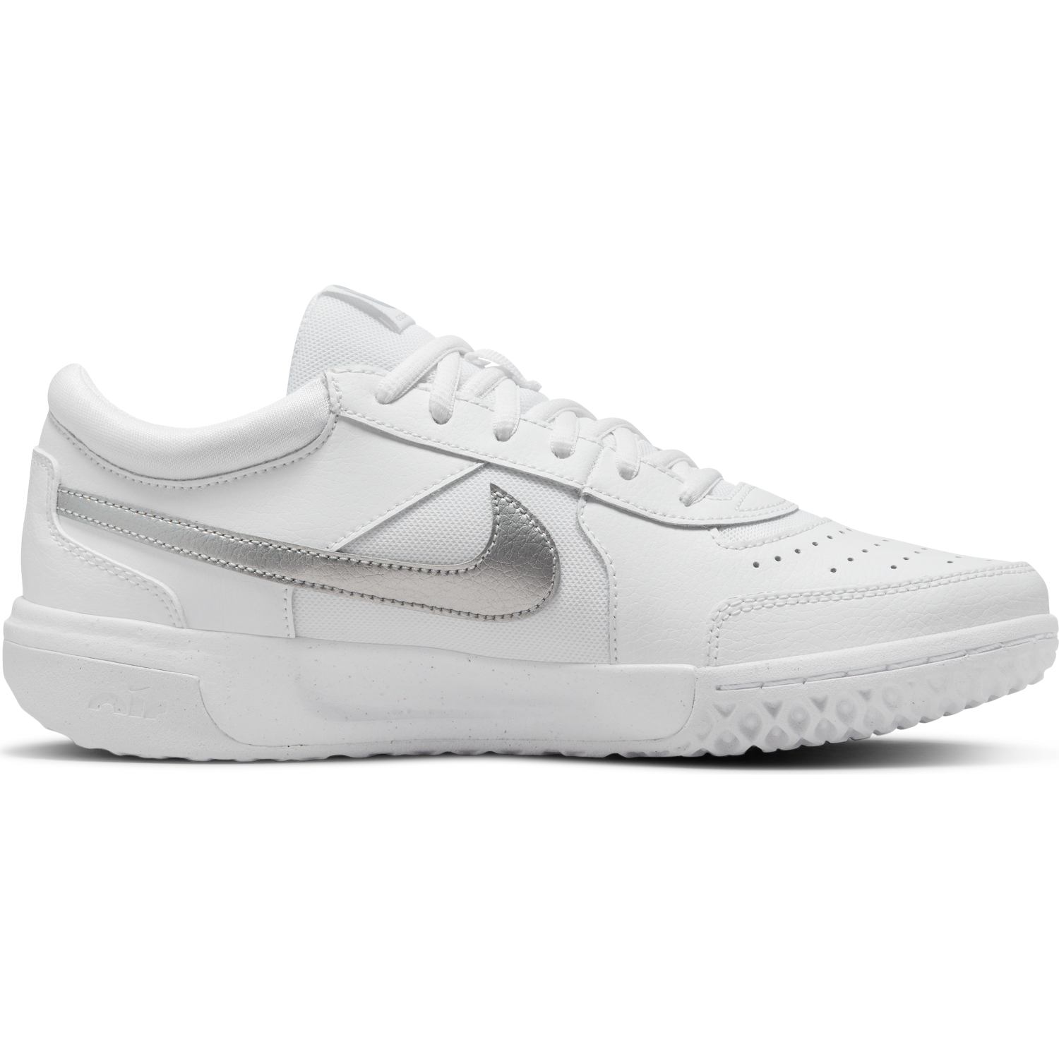 NikeCourt Zoom Lite 3 Women's Tennis Shoes - White/Silver