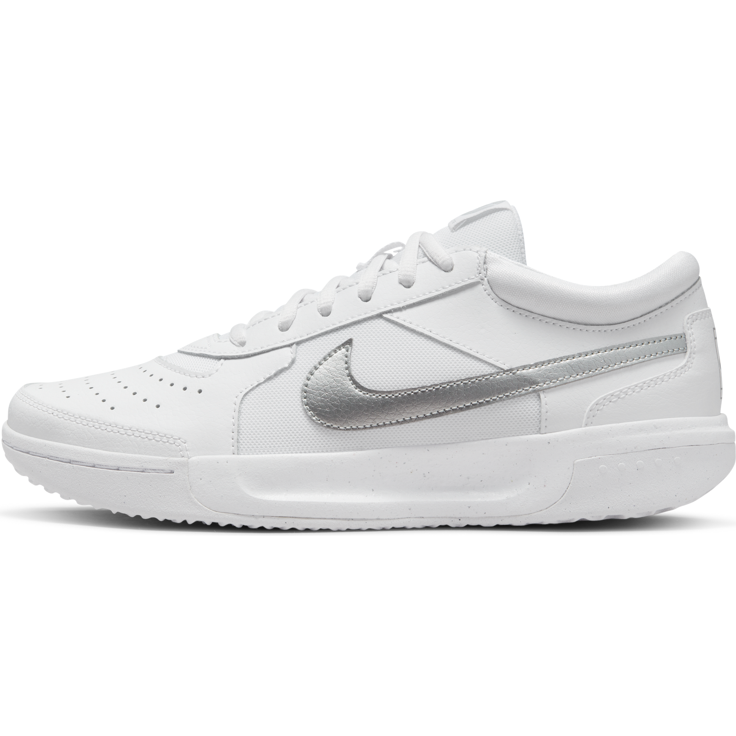 NikeCourt Zoom Lite 3 Women's Tennis Shoes - White/Silver