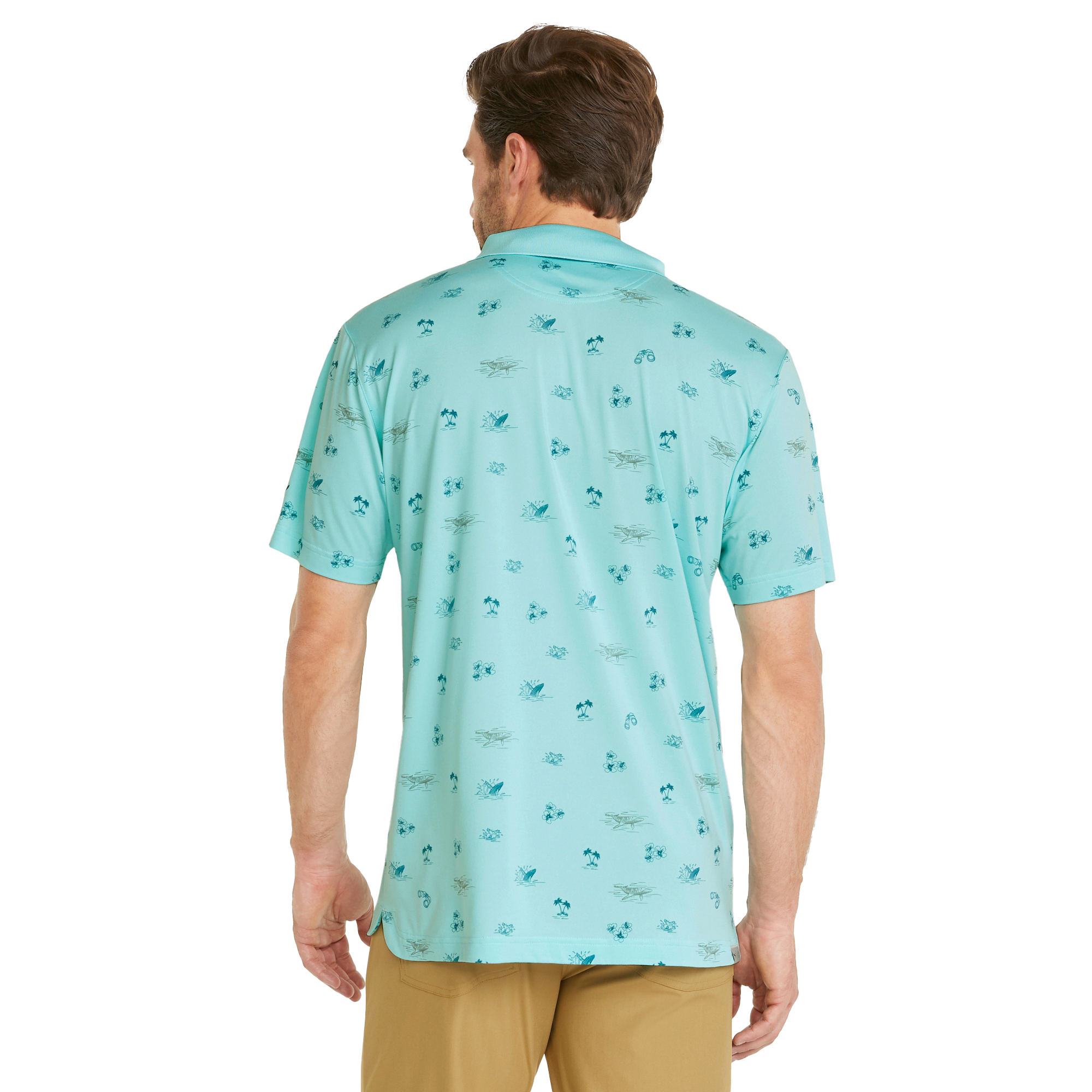 Cloudspun Lahaina Men's Short Sleeve Golf Polo Shirt