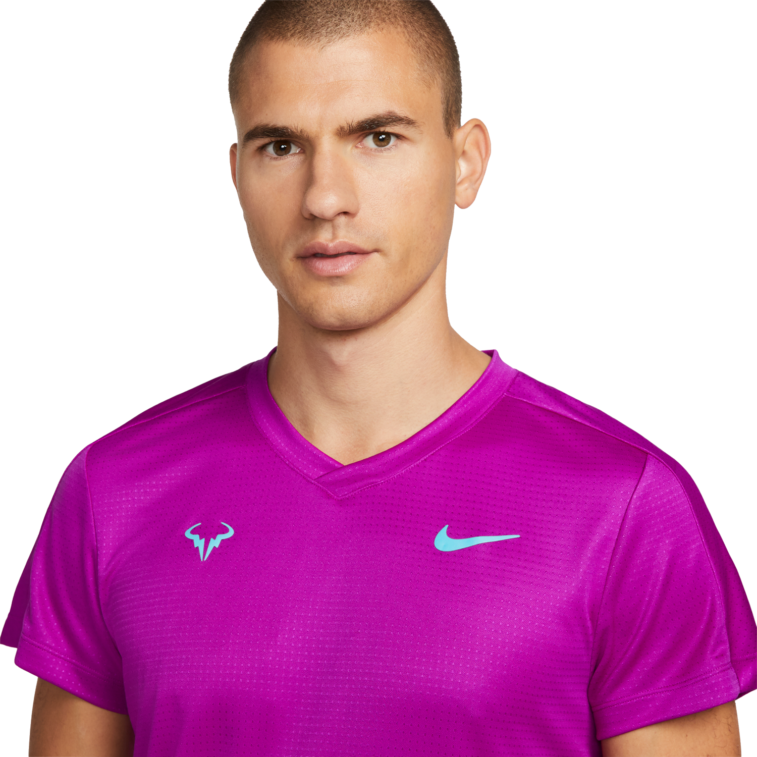 Rafa Challenger Men's Short-Sleeve V-Neck Tee Shirt
