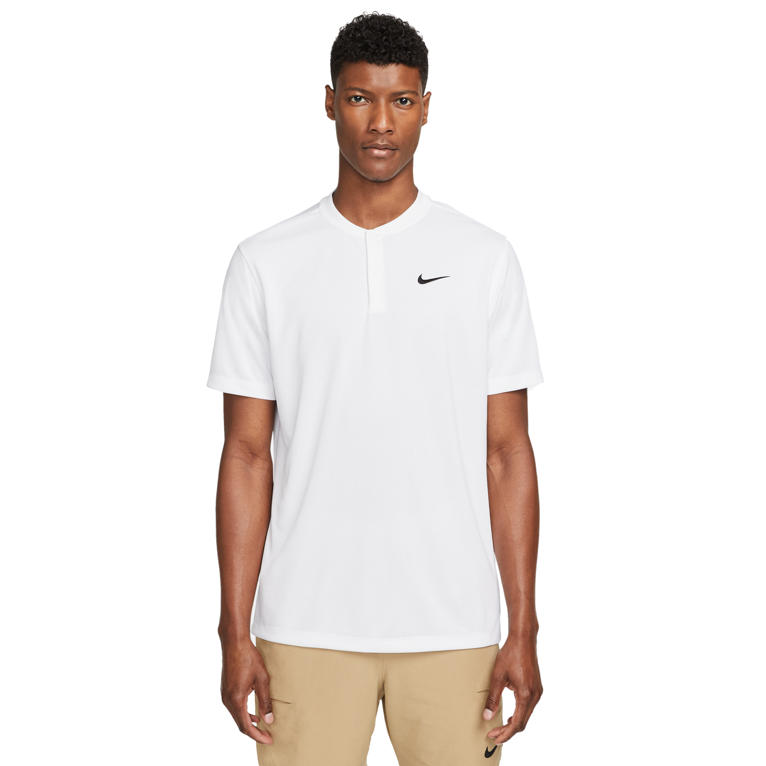 Nike polo neck t shirt best sale