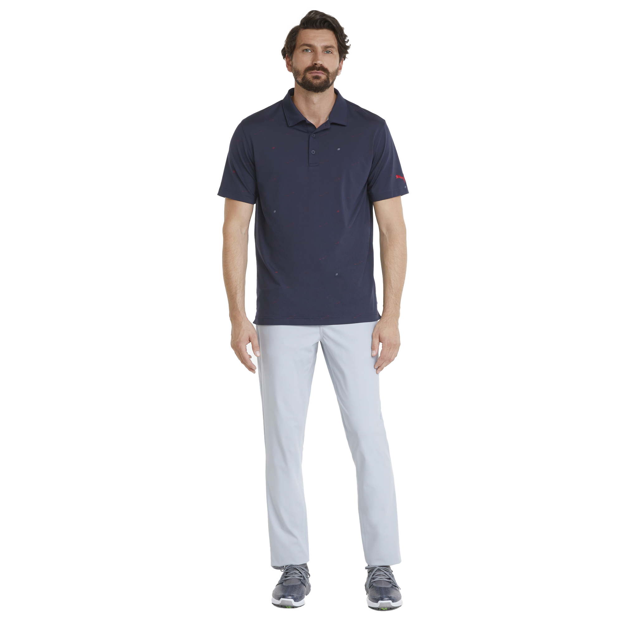 Cloudspun Love US Open Men's Short Sleeve Golf Polo Shirt
