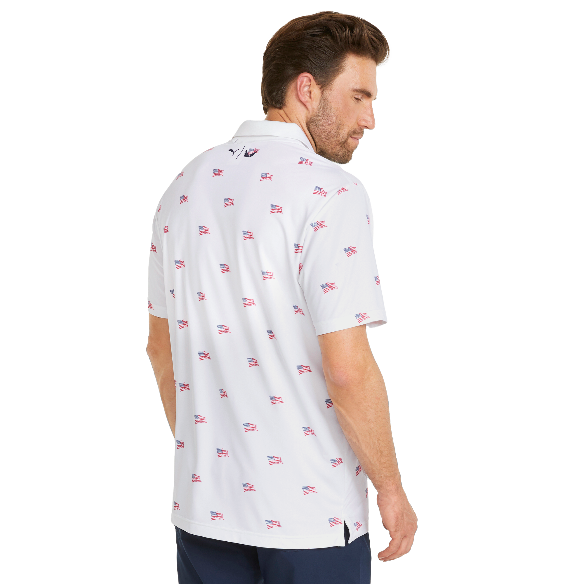 Volition Flags Men's Short Sleeve Golf Polo Shirt
