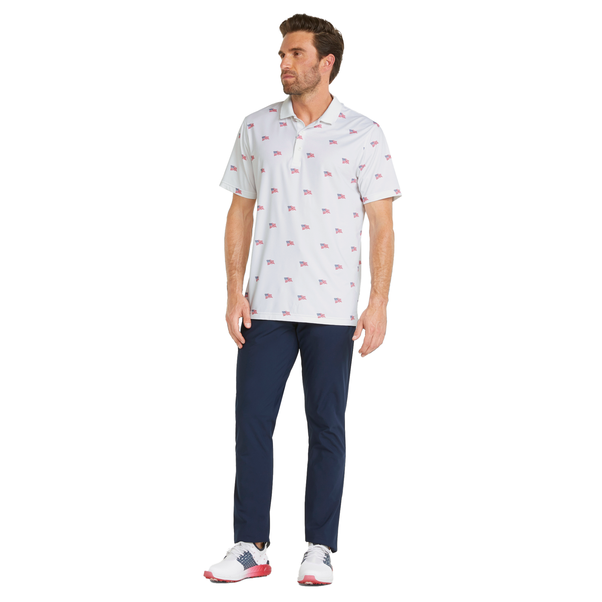 Volition Flags Men's Short Sleeve Golf Polo Shirt