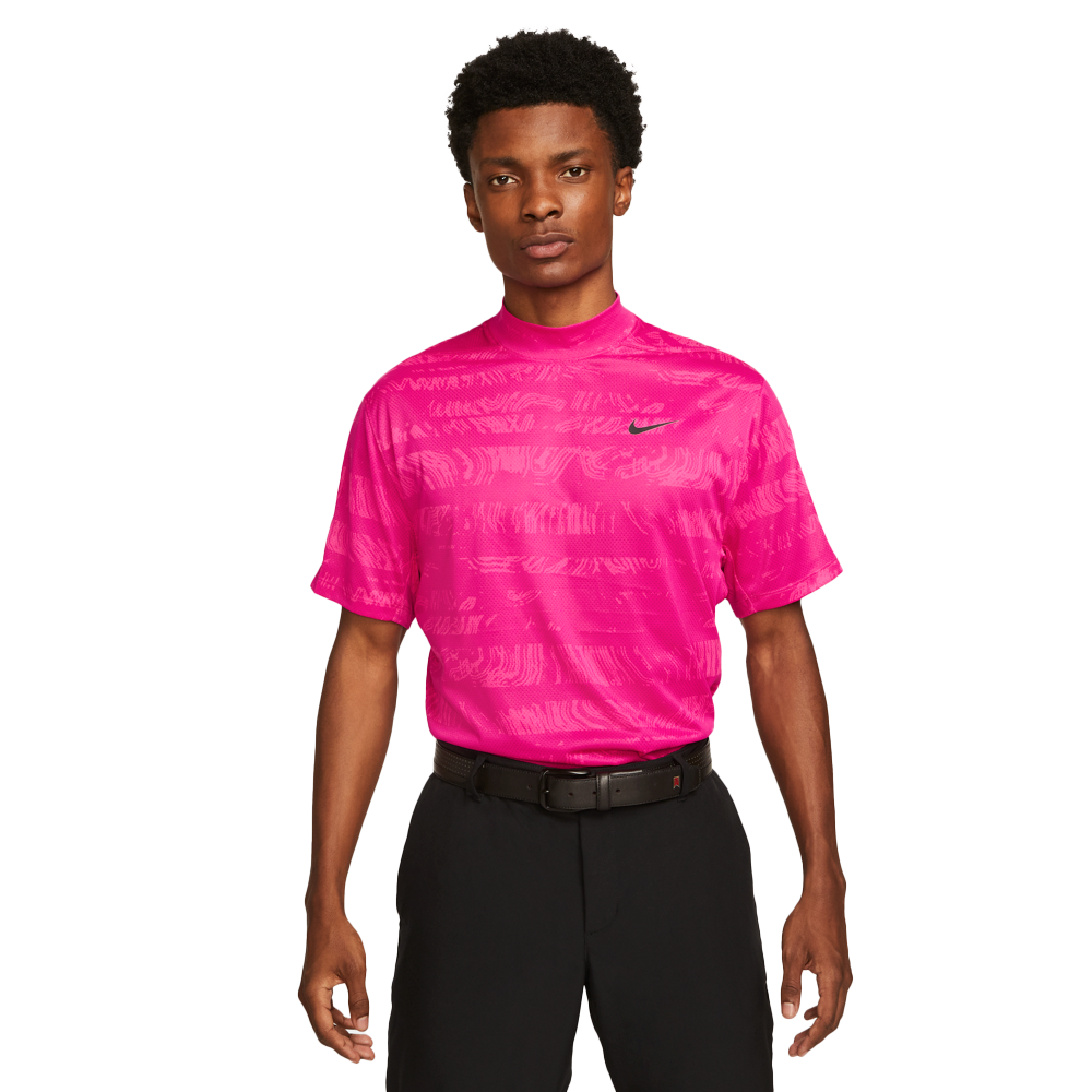 Nike Dri FIT ADV Tiger Woods Mock Neck Golf Polo PGA TOUR Superstore