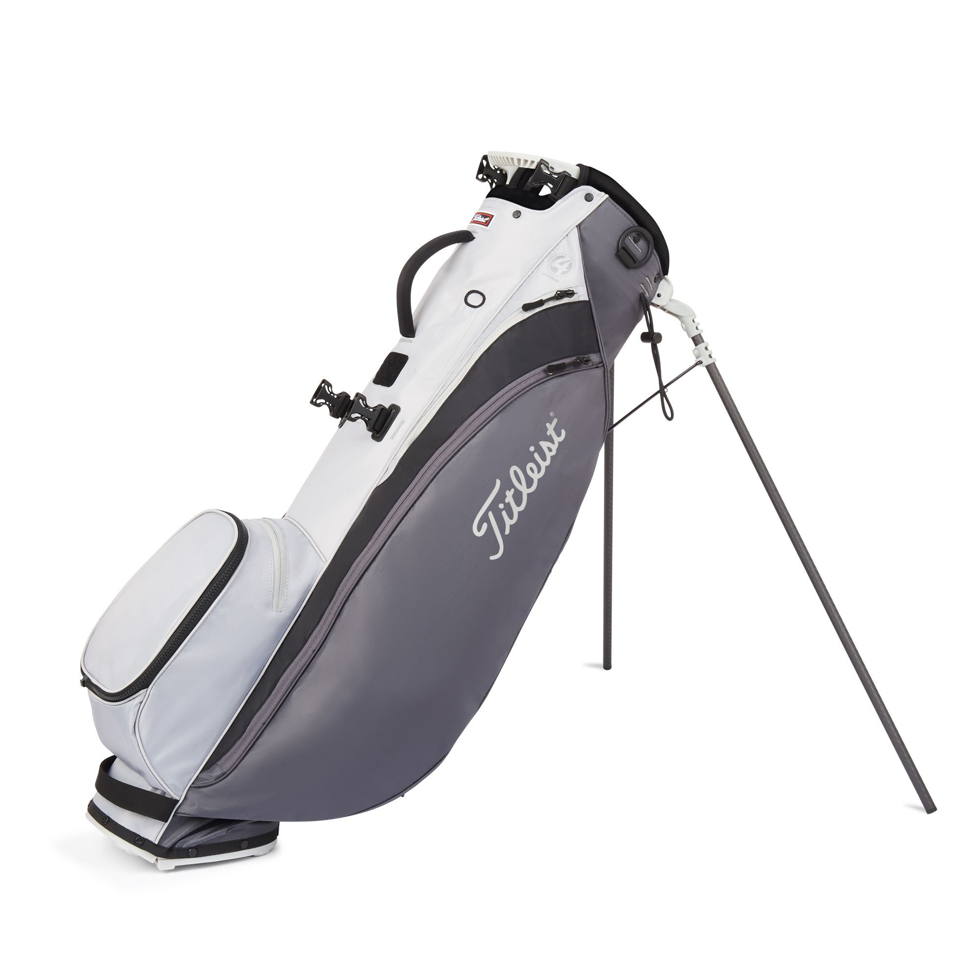 Players 4 Carbon 2022 Stand Bag, Grey/Black – Titleist Golf