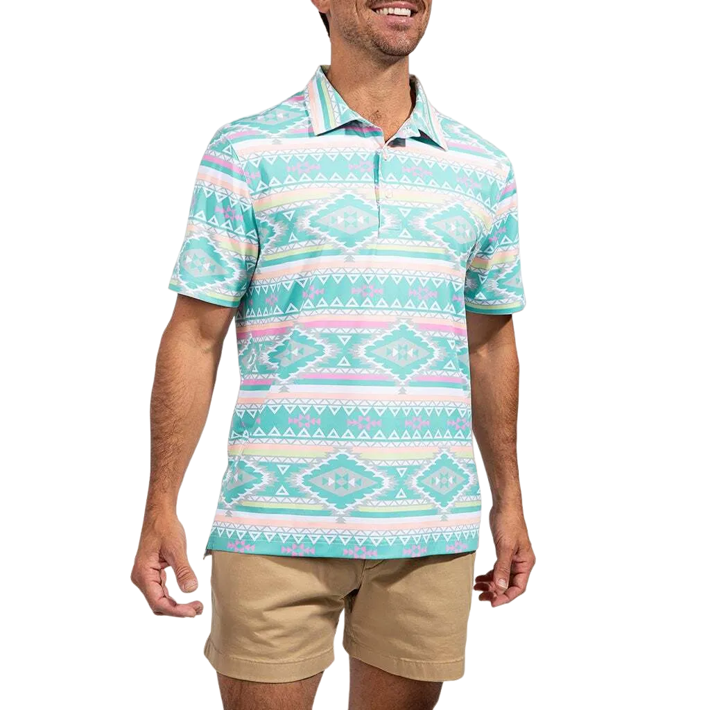 The En Fuego Performance Men's Short Sleeve Golf Polo Shirt