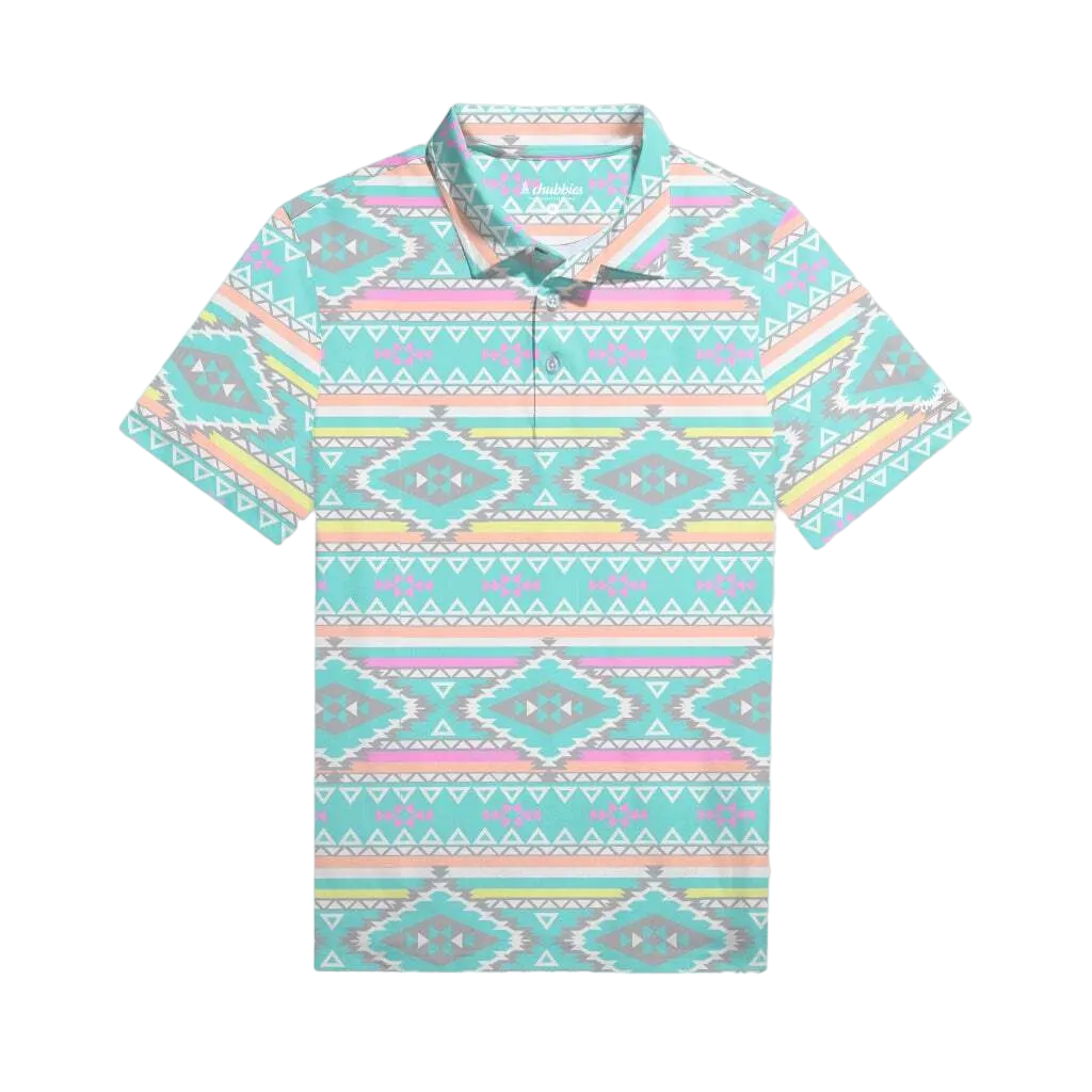 The En Fuego Performance Men's Short Sleeve Golf Polo Shirt