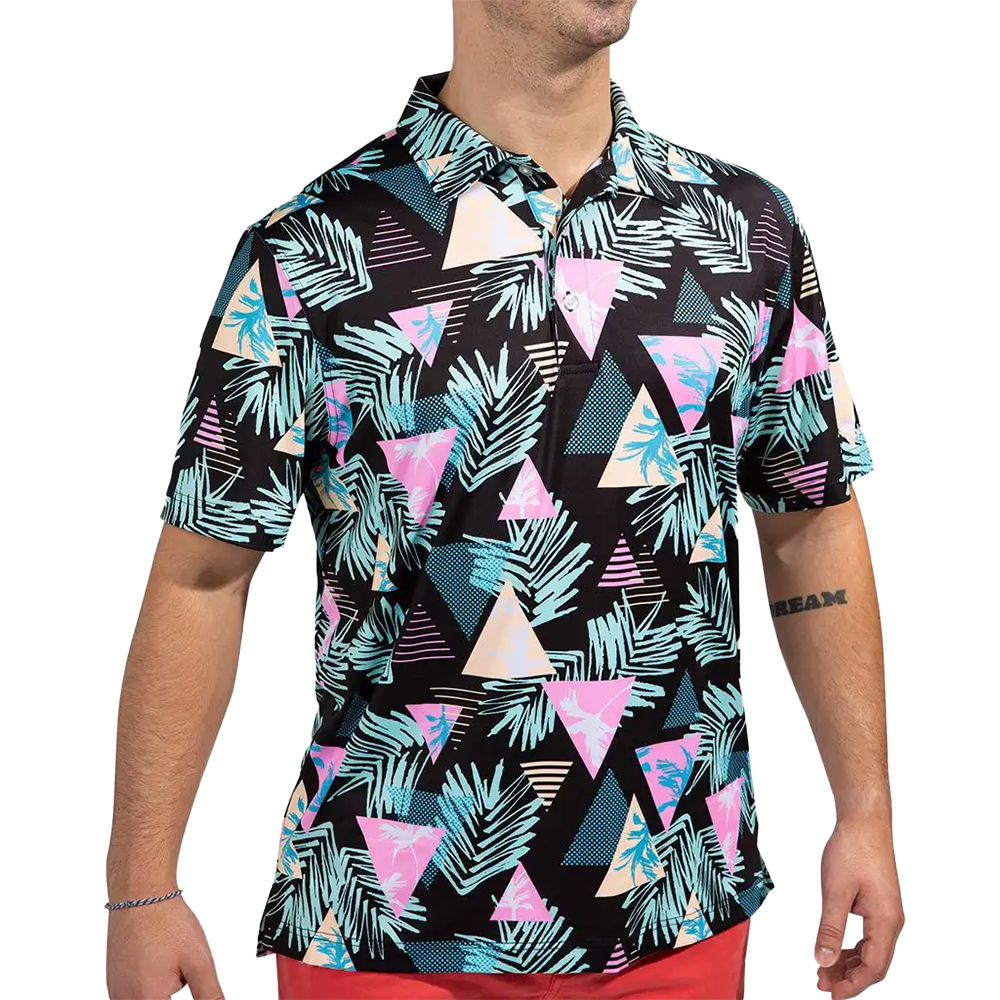 The 2 For Tee Performance Men's Short Sleeve Golf Polo Shirt