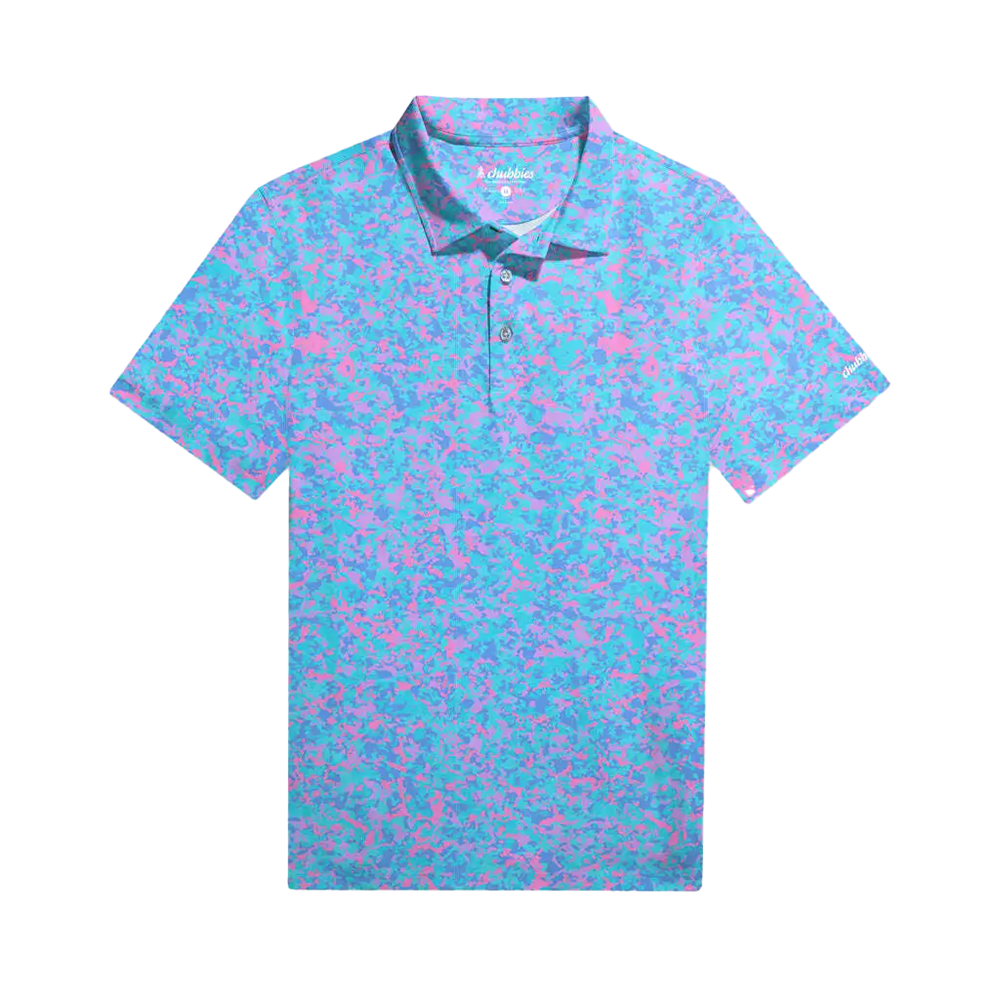 The Cotton Candies Performance Men's Short Sleeve Golf Polo Shirt