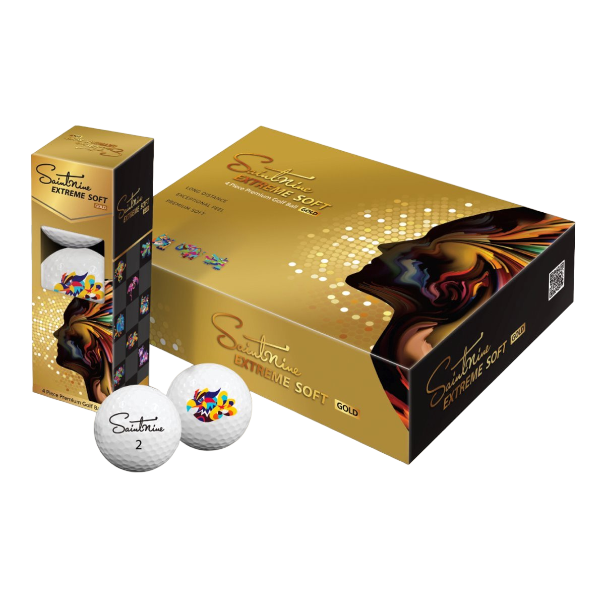 Extreme Soft Gold Golf Balls