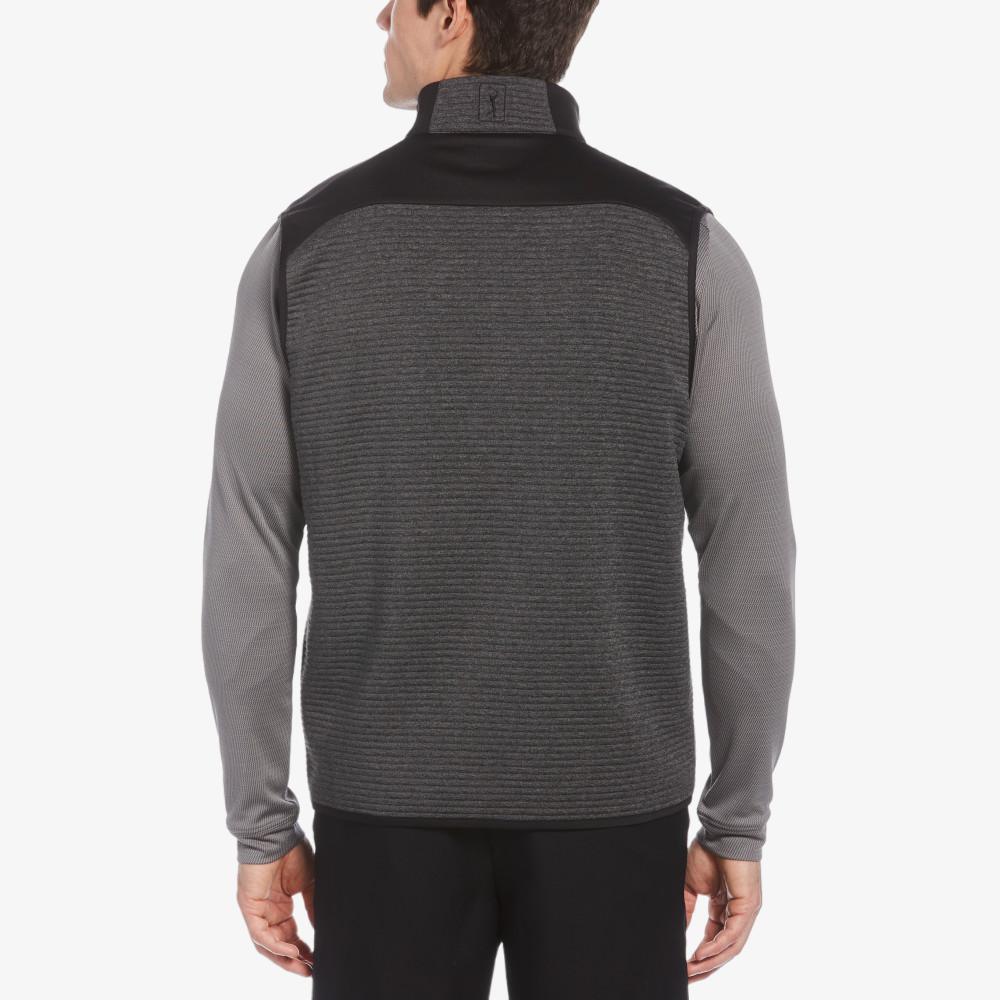 Ottoman Knit Half-Zip Golf Vest