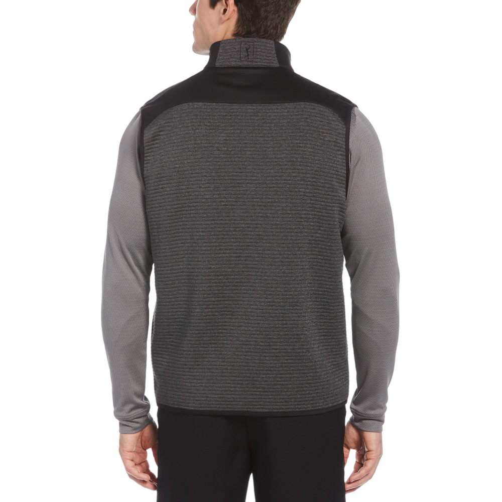PGA TOUR Apparel Ottoman Knit Half-Zip Golf Vest | PGA TOUR