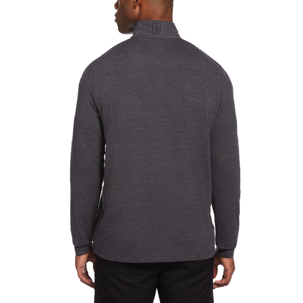 Luxury Performance Stretch Quarter-Zip Golf Pullover
