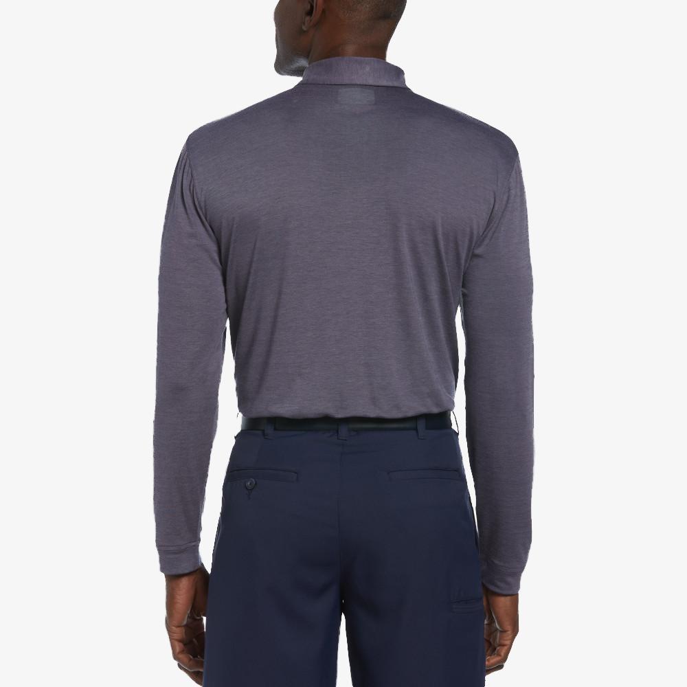 Luxury Performance Long Sleeve Golf Polo Shirt