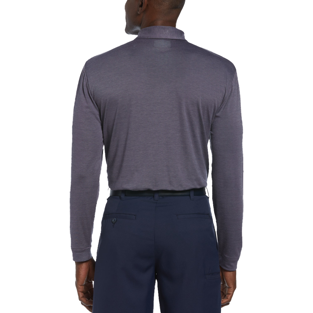 Luxury Performance Long Sleeve Golf Polo Shirt