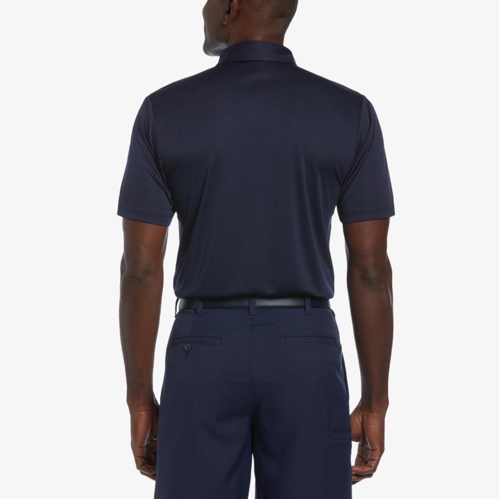 High Contrast Stripe Short Sleeve Golf Polo Shirt