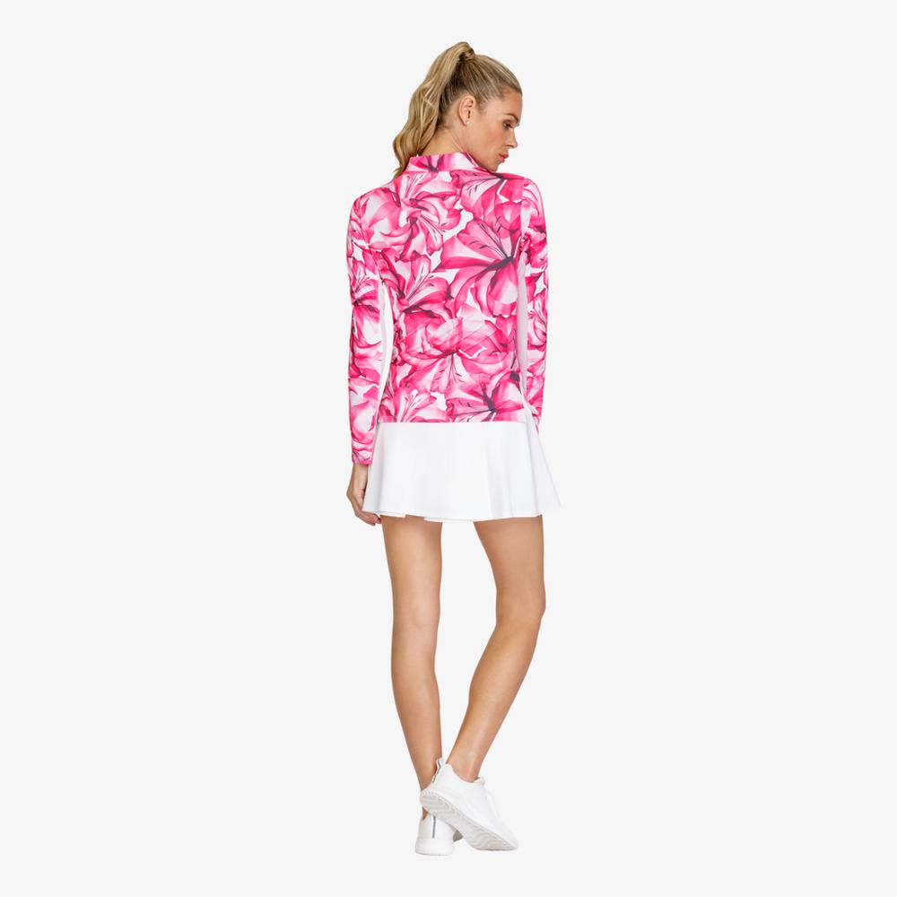 Fun in the Sun Lily Floral Quarter Zip Pull Over