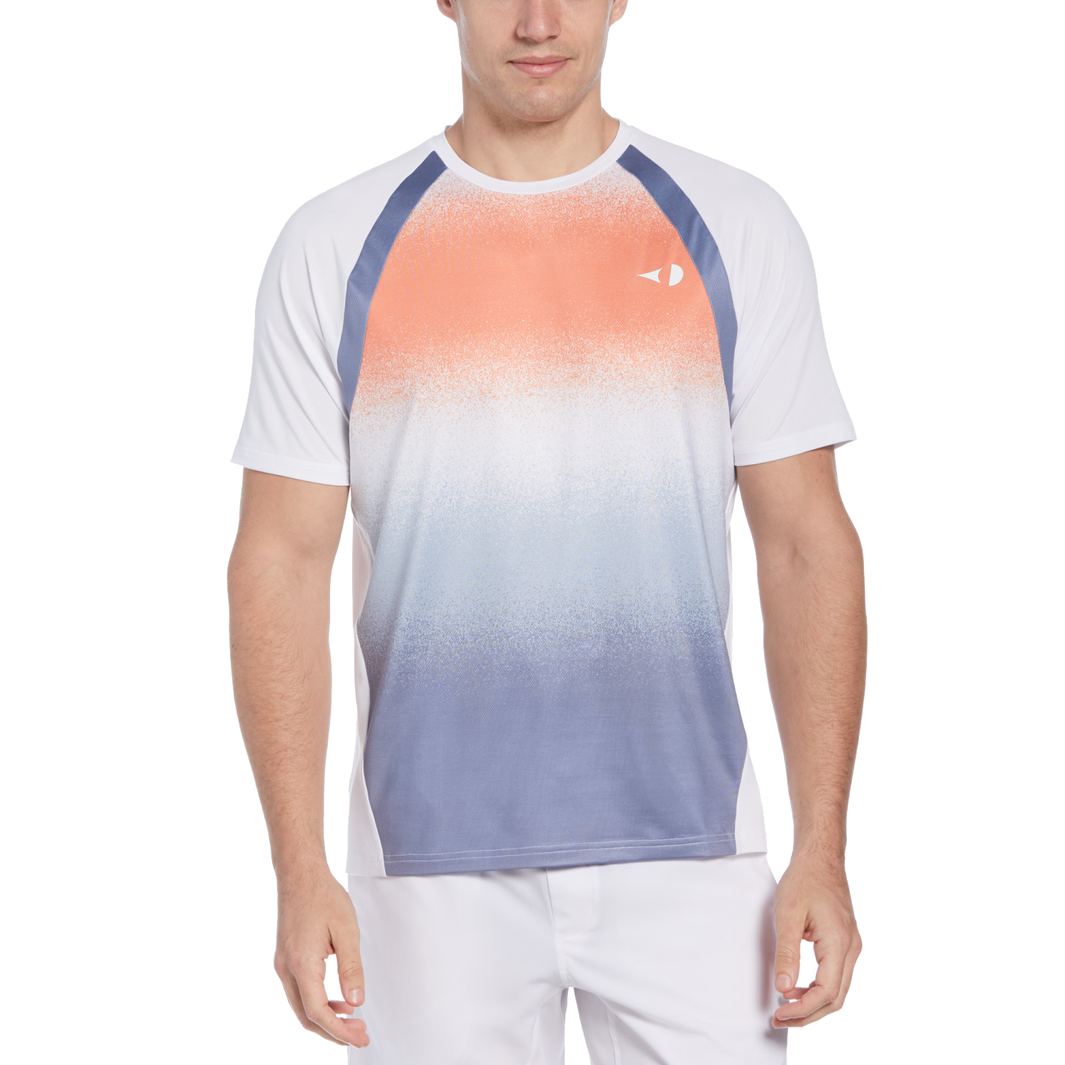Spray Gradient Crew Neck Short Sleeve Tee Shirt