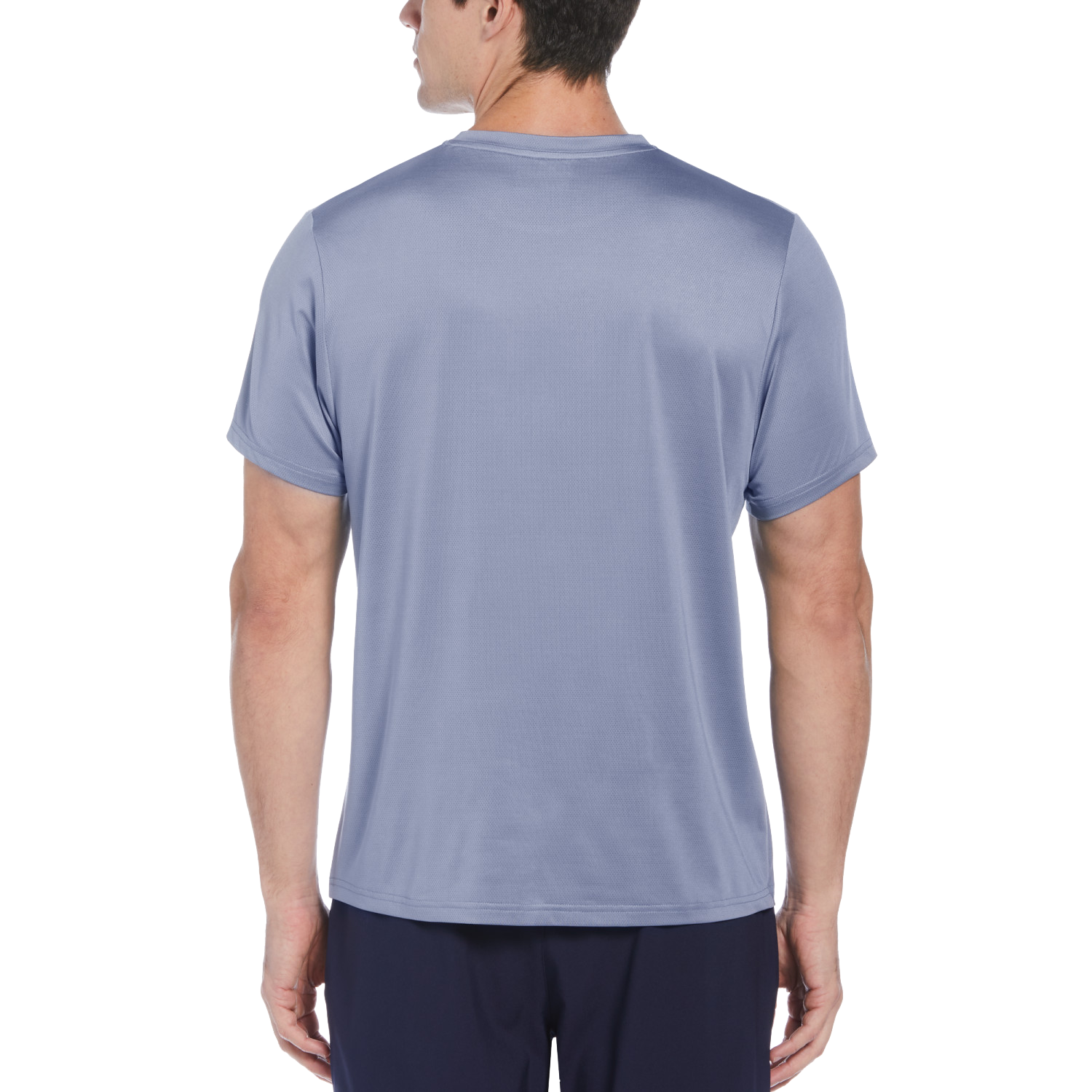 Asymetrical Texture Print Short Sleeve Men's Tee Shirt