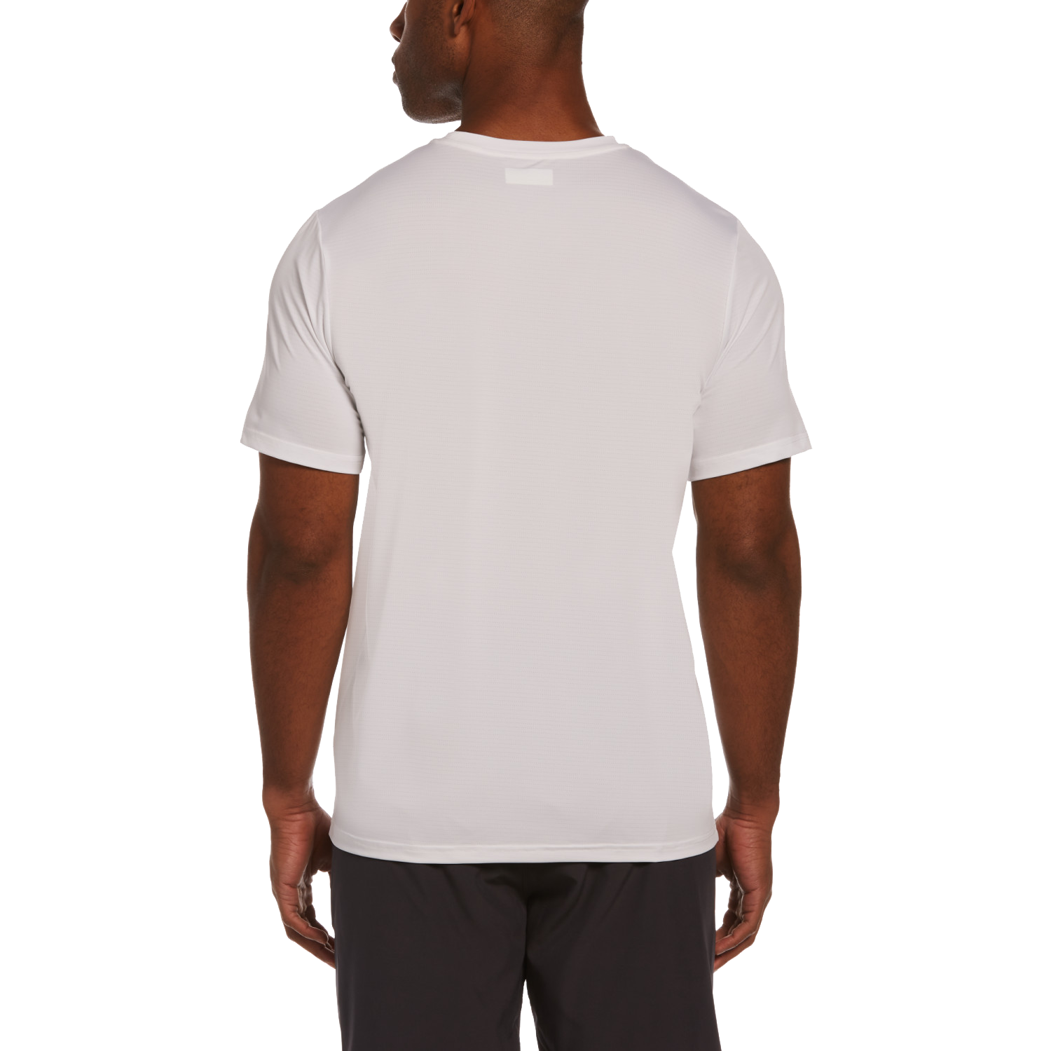 Pin Hole Mesh Men's Crew Neck Tee Shirt
